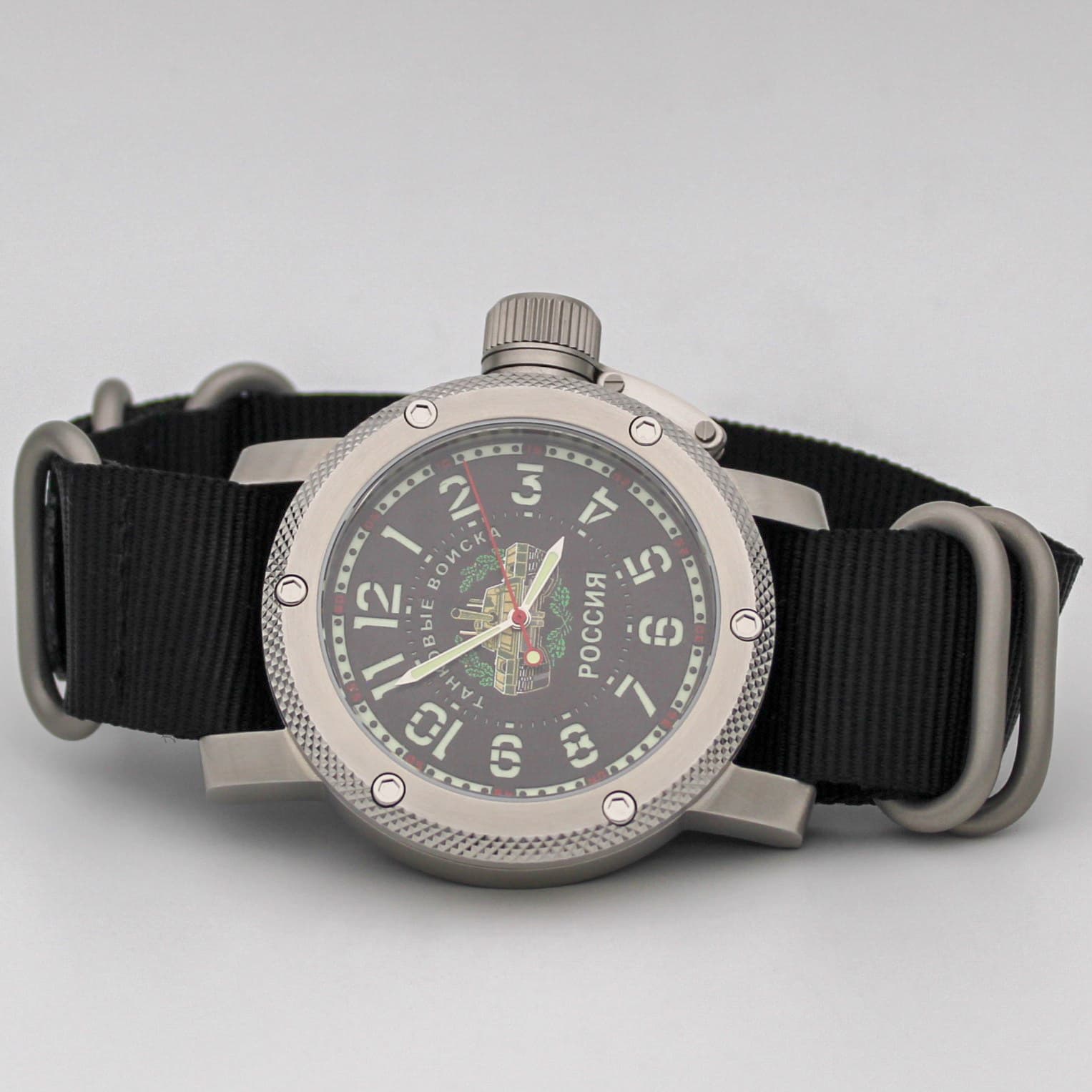 Часы Танковые войска РОССИЯ, механизм Восток 2415.01