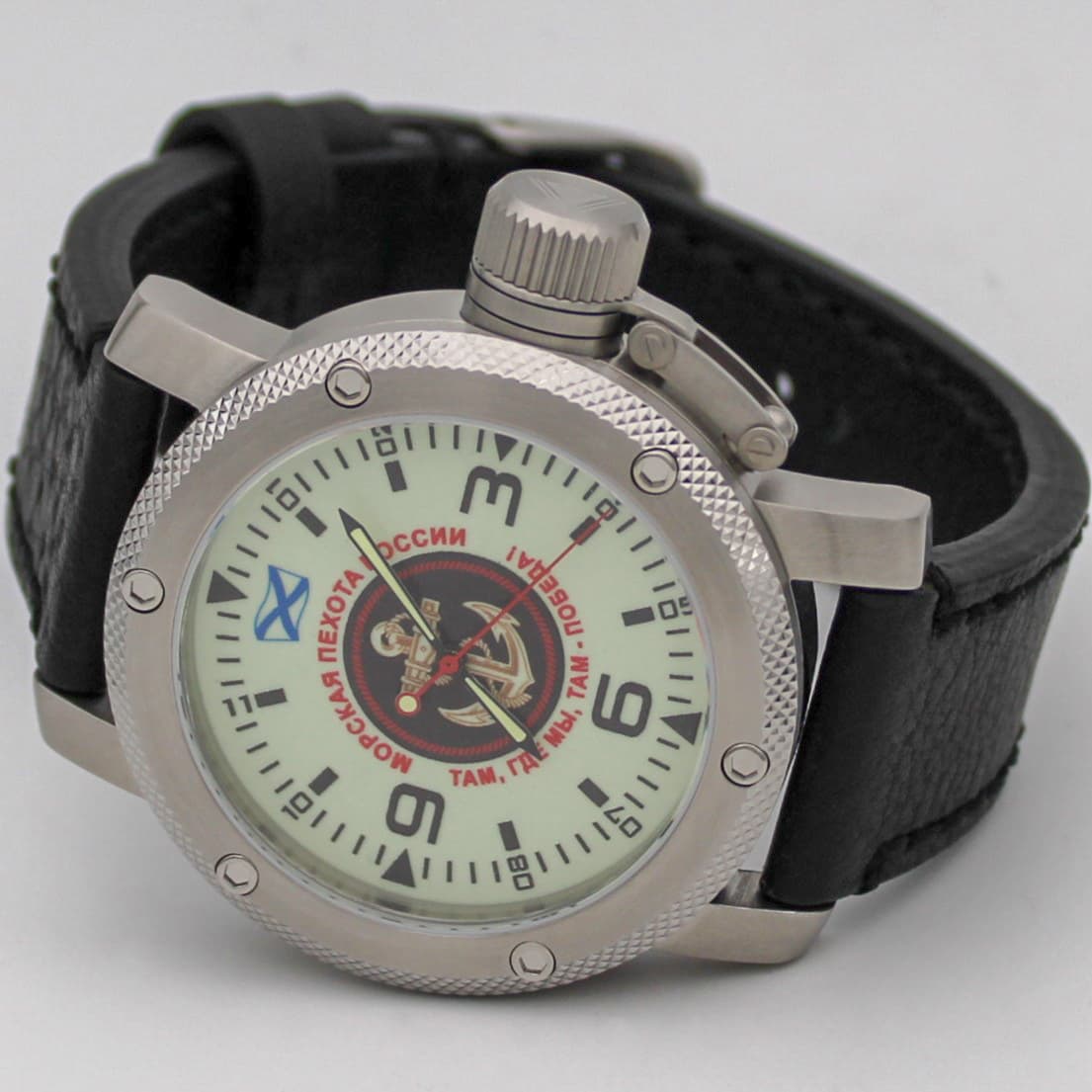 Часы Морская пехота России / там,где мы,там-победа! механизм Восток 2415.01