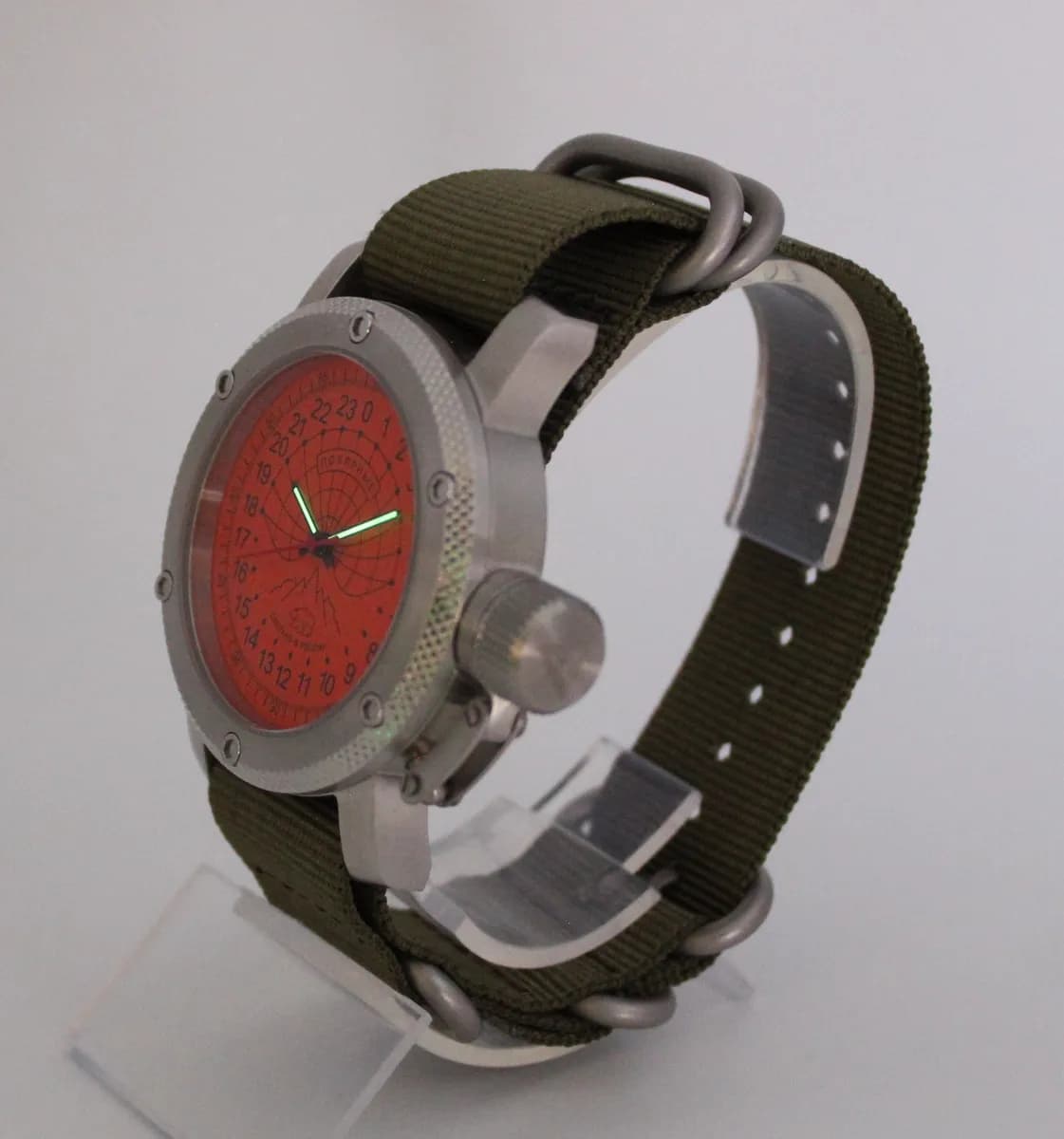 Часы Полярные механические с автоподзаводом (сапфировое стекло) 1132.21,  механизм Восток 2431