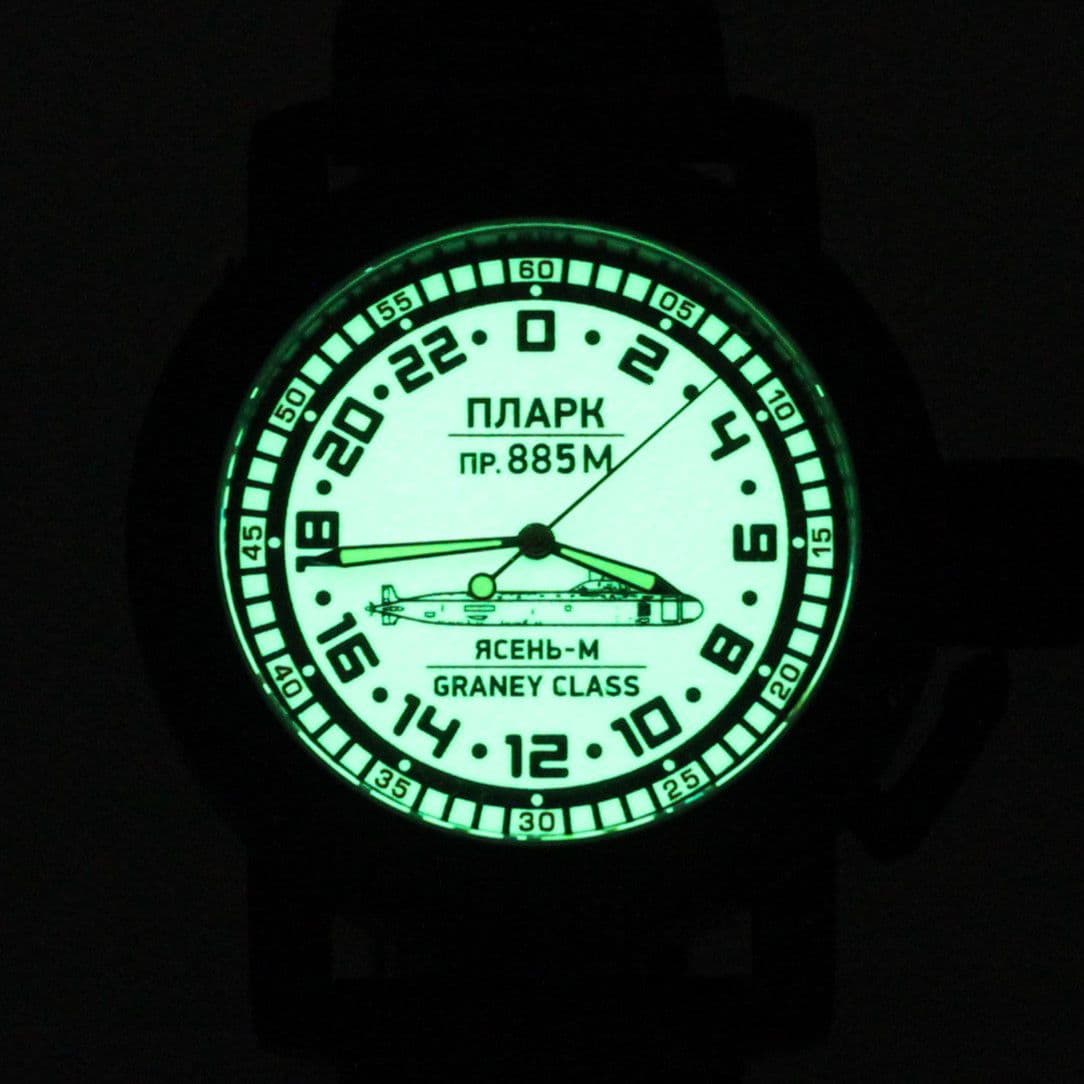 Часы ПЛАРК 885М Ясень-М (Graney class) механические (Ракета 2623) 103.1193.21
