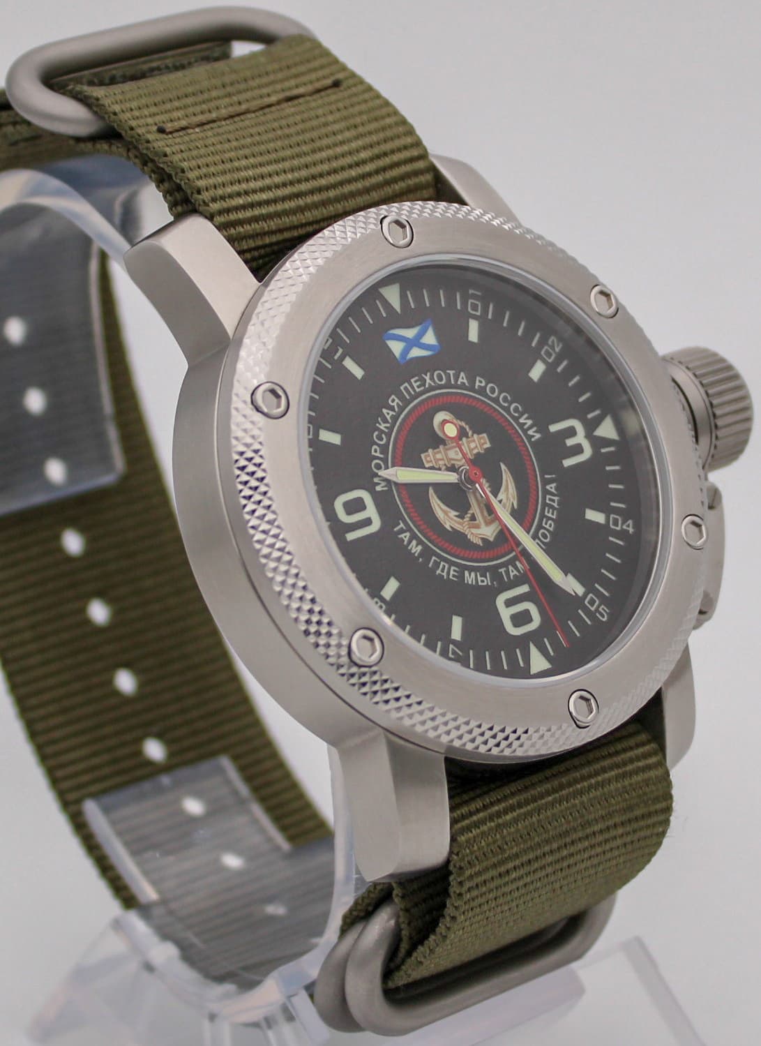 Часы Морская пехота России / там,где мы,там-победа! механизм Восток 2415.01