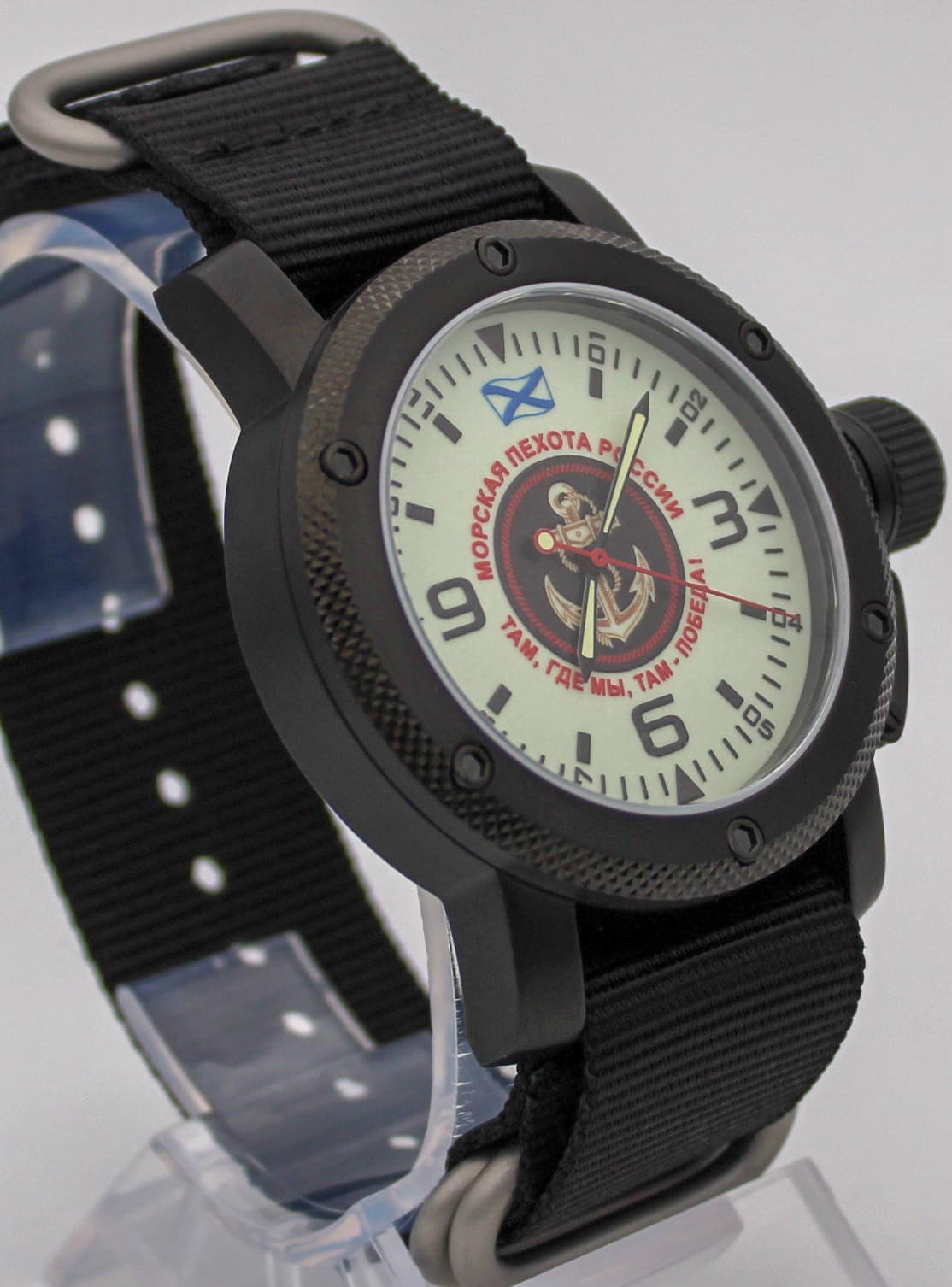 Часы Морская пехота России / там,где мы,там-победа! механизм Восток 2415.01