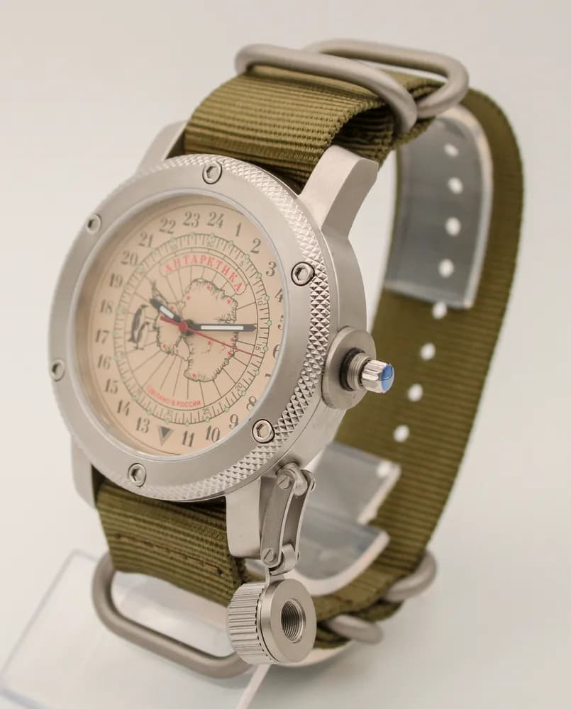 Часы Полярные / Антарктика 1137.21 механические с автоподзаводом (сапфировое стекло),  механизм Восток 2431