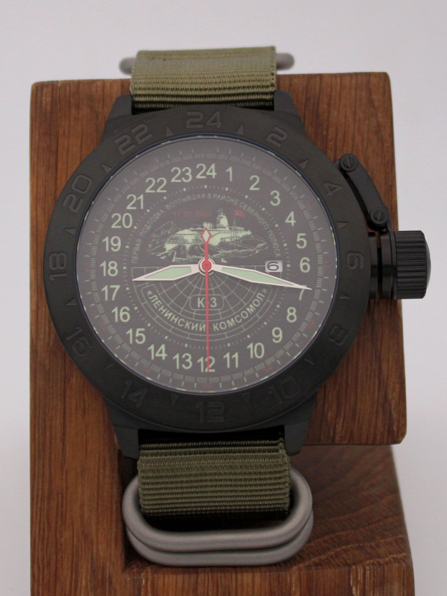 Часы К-3 "Ленинский комсомол" механические с автоподзаводом (Seiko NH34A) 152.152.21