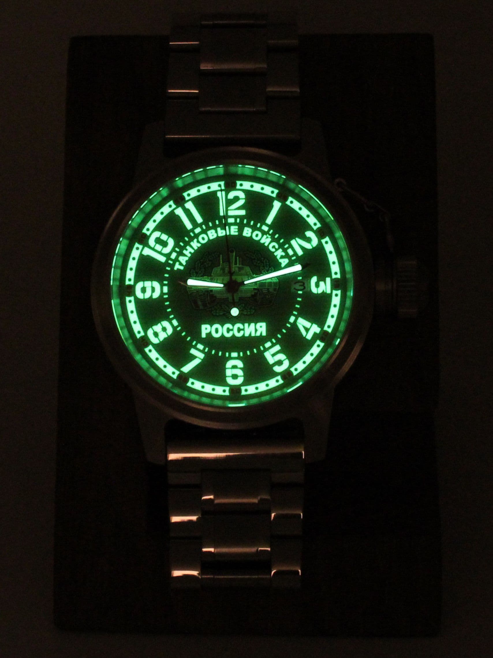 Часы Танковые войска механические с автоподзаводом (Seiko NH35A) 45.270.2