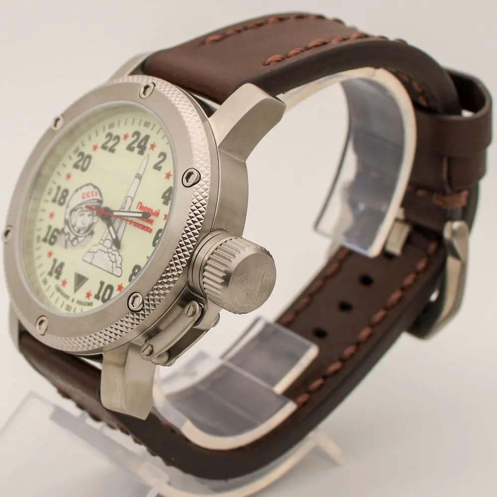 Часы Гагарин 1117.02 механические с автоподзаводом (сапфировое стекло), механизм Восток 2431