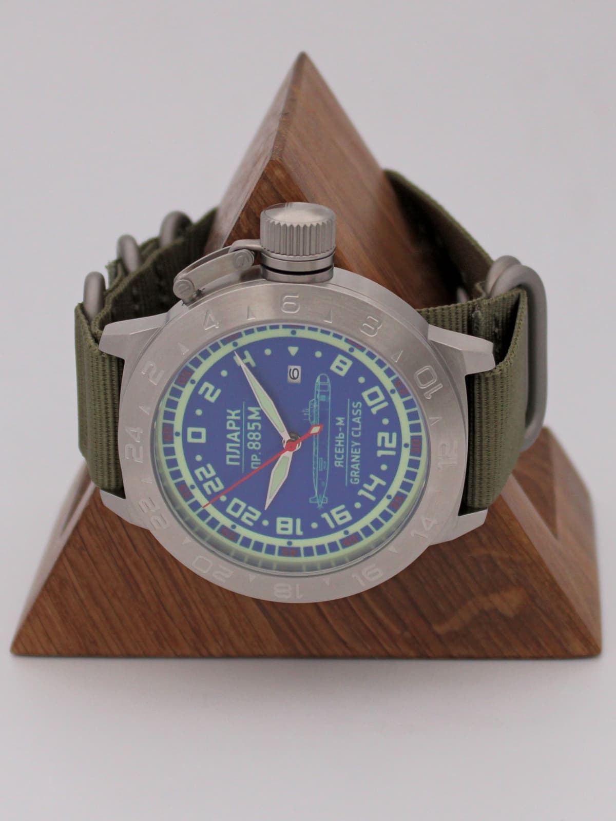 Часы ПЛАРК 885М Ясень-М (Graney class) механические с автоподзаводом (Seiko NH34A) 52.195.21