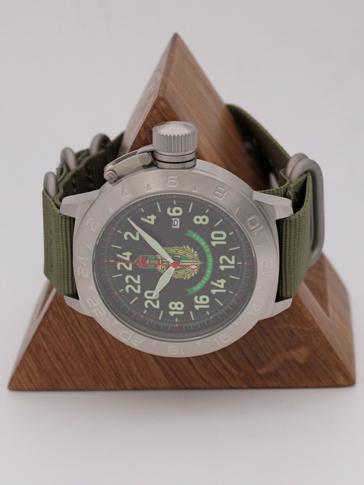 Часы Погранвойска механические с автоподзаводом (Seiko NH34A) 52.174.21