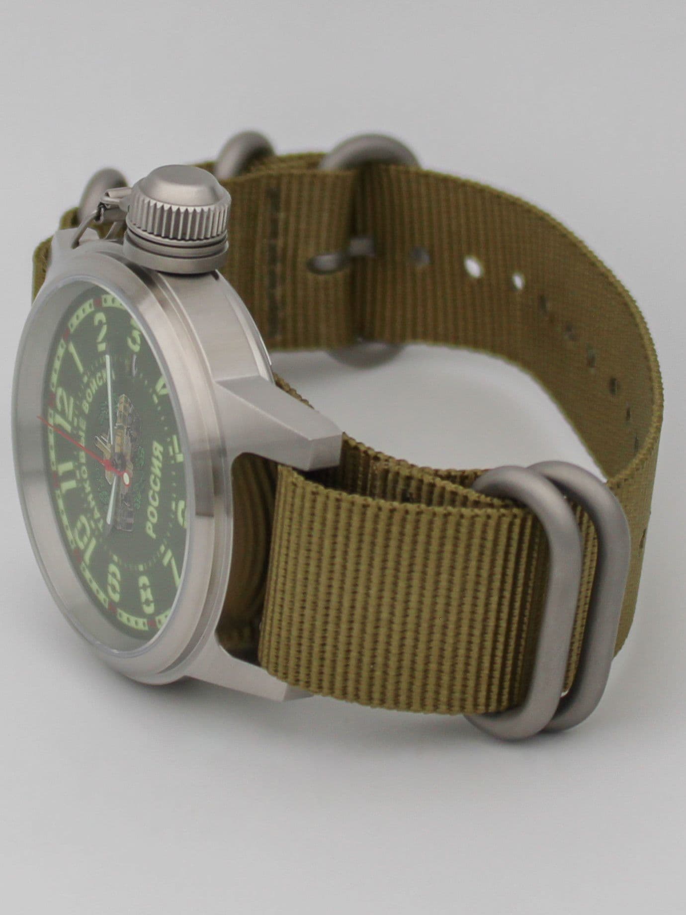 Часы Танковые войска механические с автоподзаводом (Seiko NH35A) 45.270.21