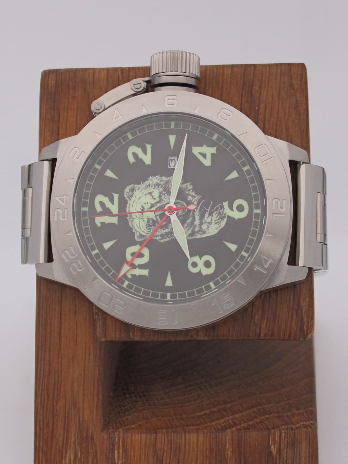 Часы Медведь механические с автоподзаводом (Seiko NH34A) 52.318.2