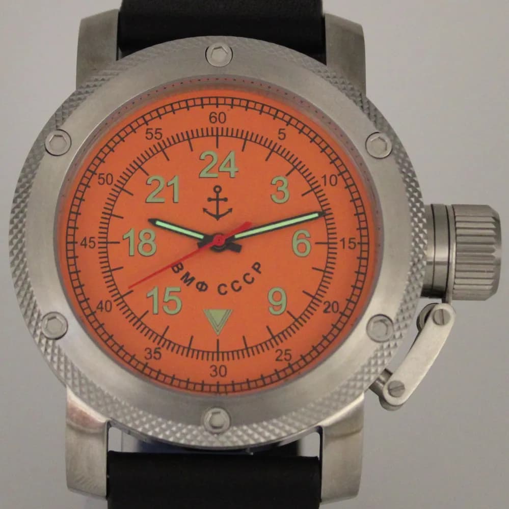 Часы ВМФ СССР механические 013.01 механизм Ракета 2623