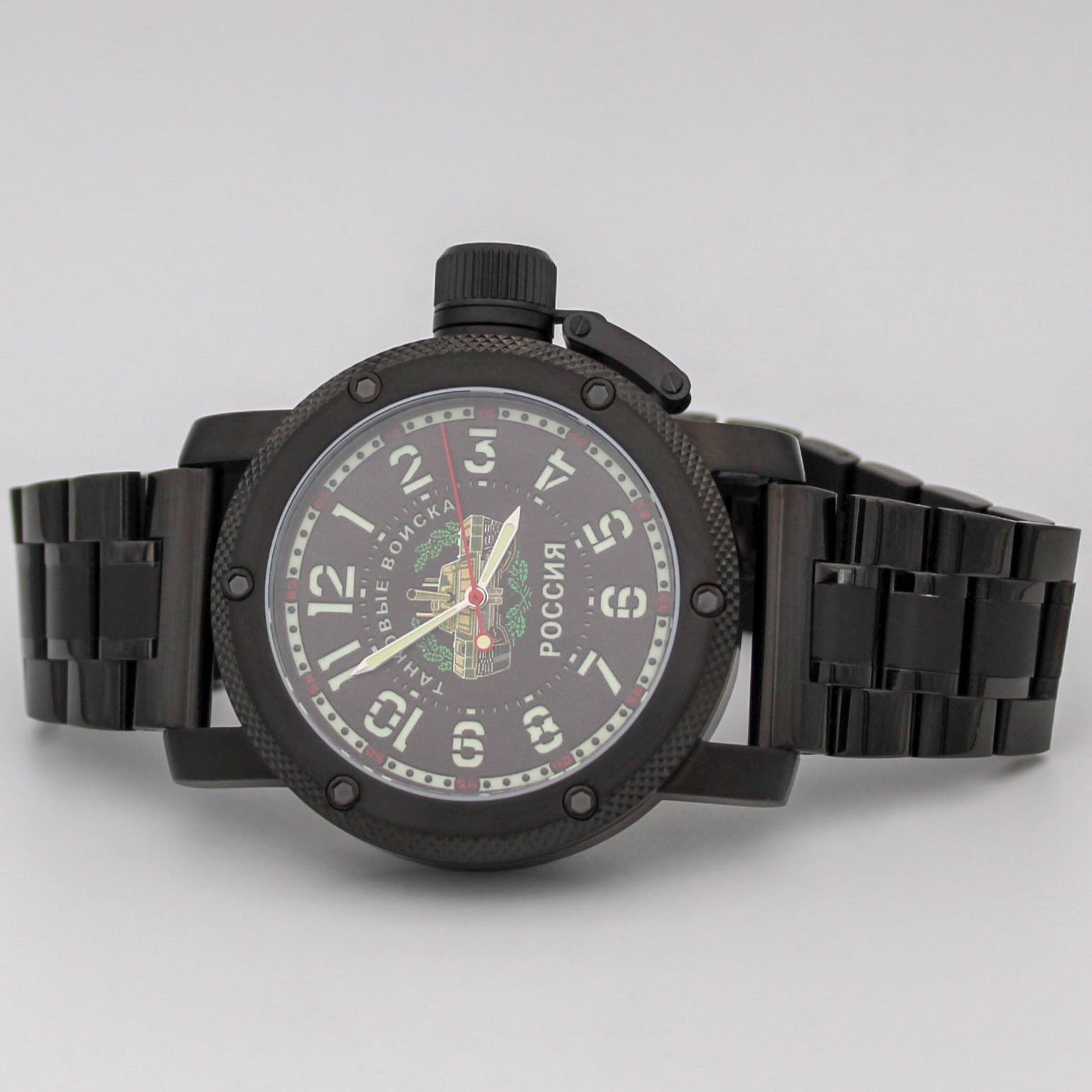 Часы Танковые войска РОССИЯ, механизм Восток 2415.01
