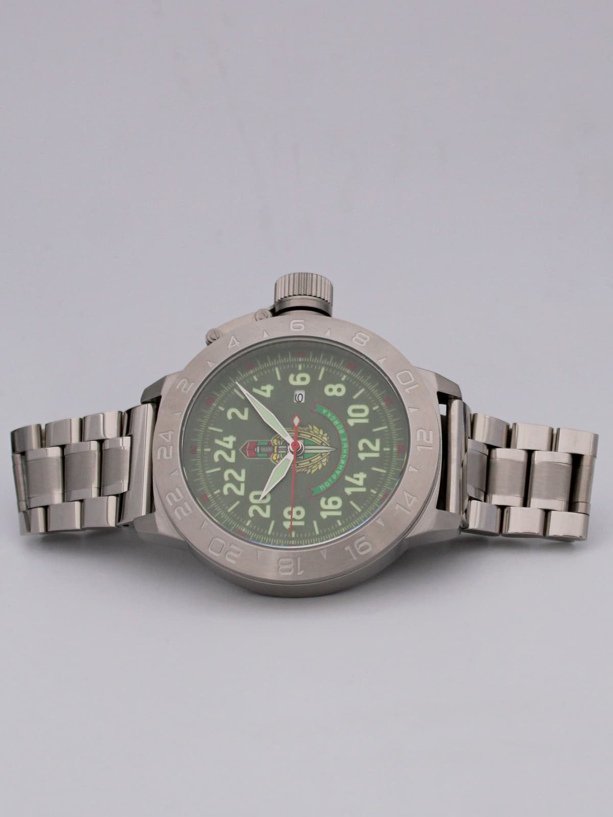 Часы Погранвойска механические с автоподзаводом (Seiko NH34A) 52.242.2