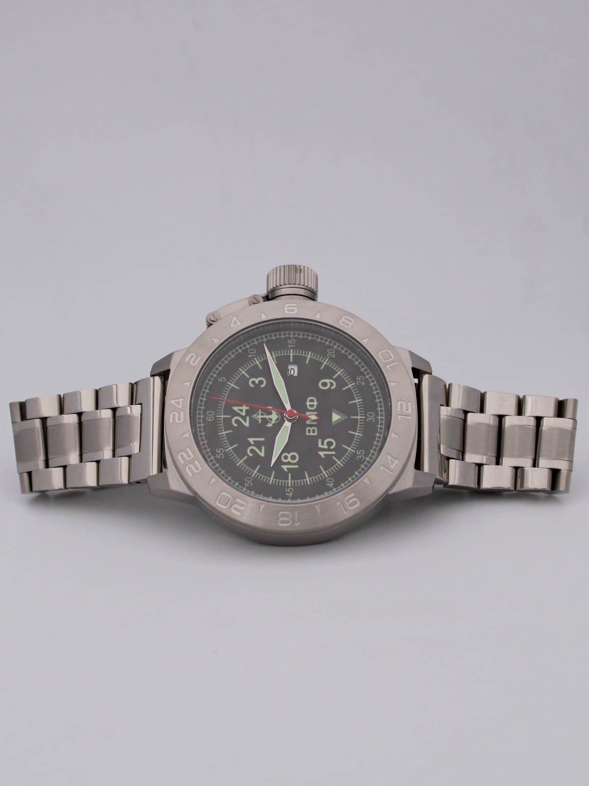 Часы ВМФ механические с автоподзаводом (Seiko NH34A) 52.060.2