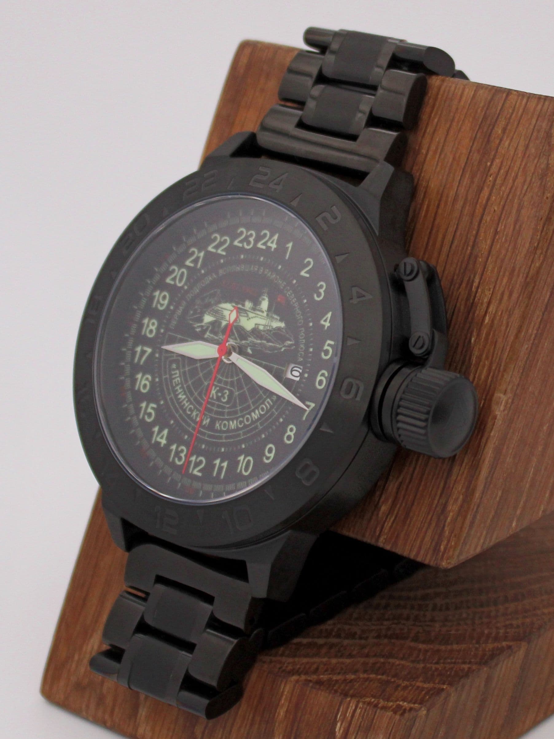 Часы К-3 "Ленинский комсомол" механические с автоподзаводом (Seiko NH34A) 152.152.1