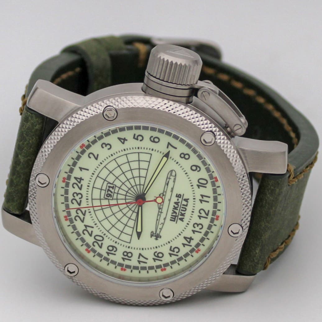 Часы 971 Щука-Б (Акула), механизм Восток 2415.01