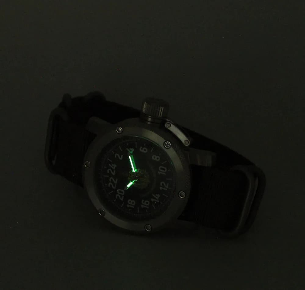 Часы наручные Погранвойска 174.21, механические, механизм Ракета 2623