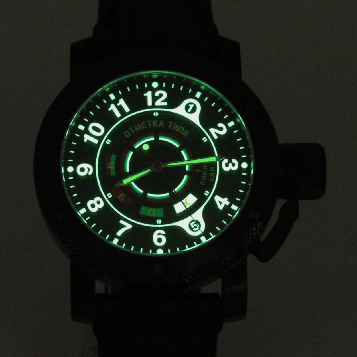 Часы Танковые войска (Отметка типа У.Б.О.К.), механизм Восток 2415.01