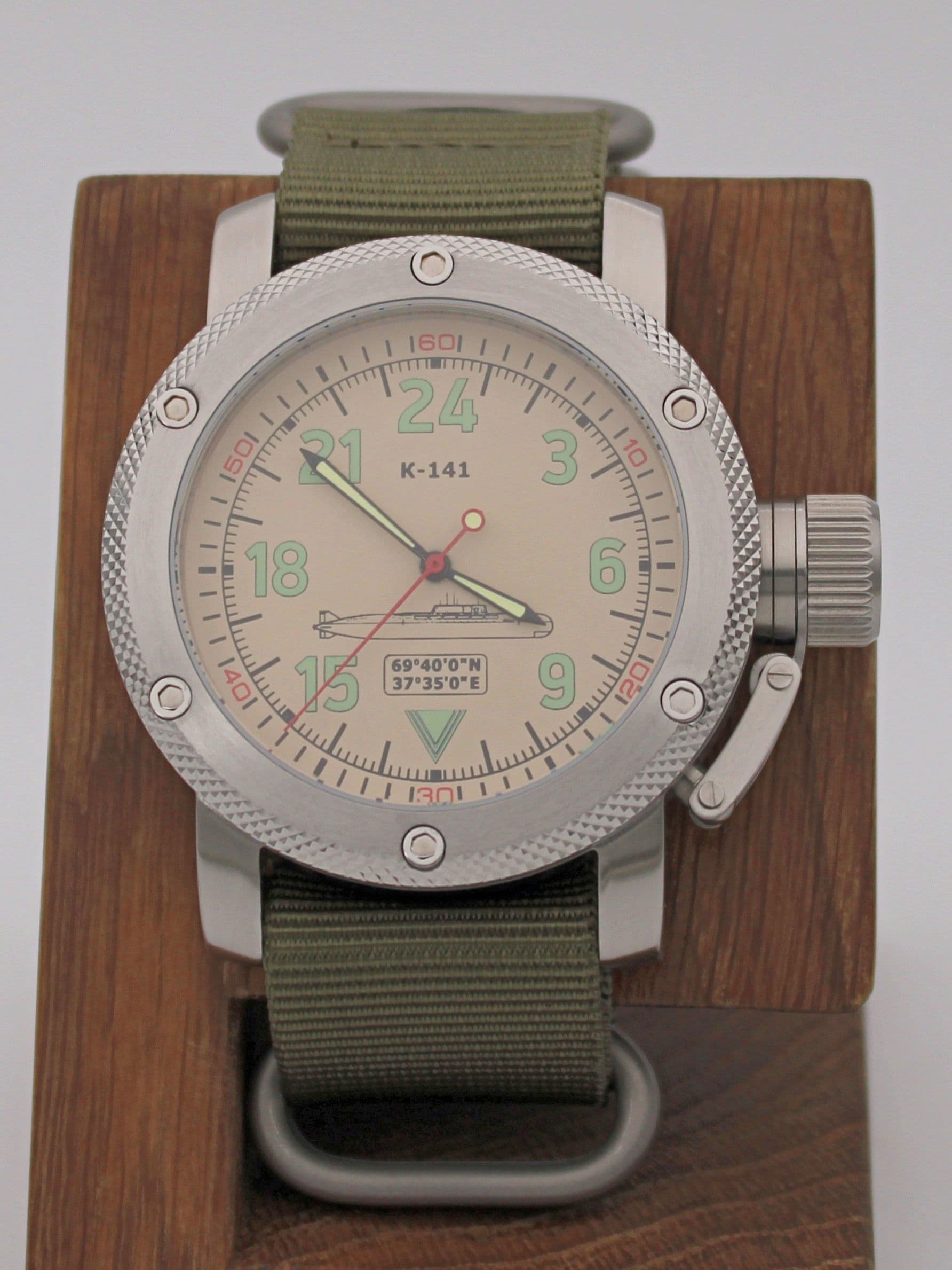 Часы К-141 / Курск (Oscar-II) механические с автоподзаводом (Восток 2431) 01.087.21