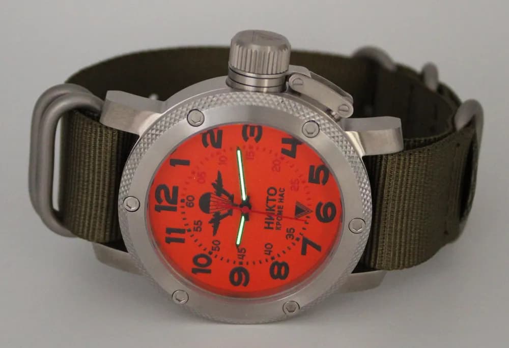 Часы ВДВ 004.21  механические, механизм Ракета 2609 НА