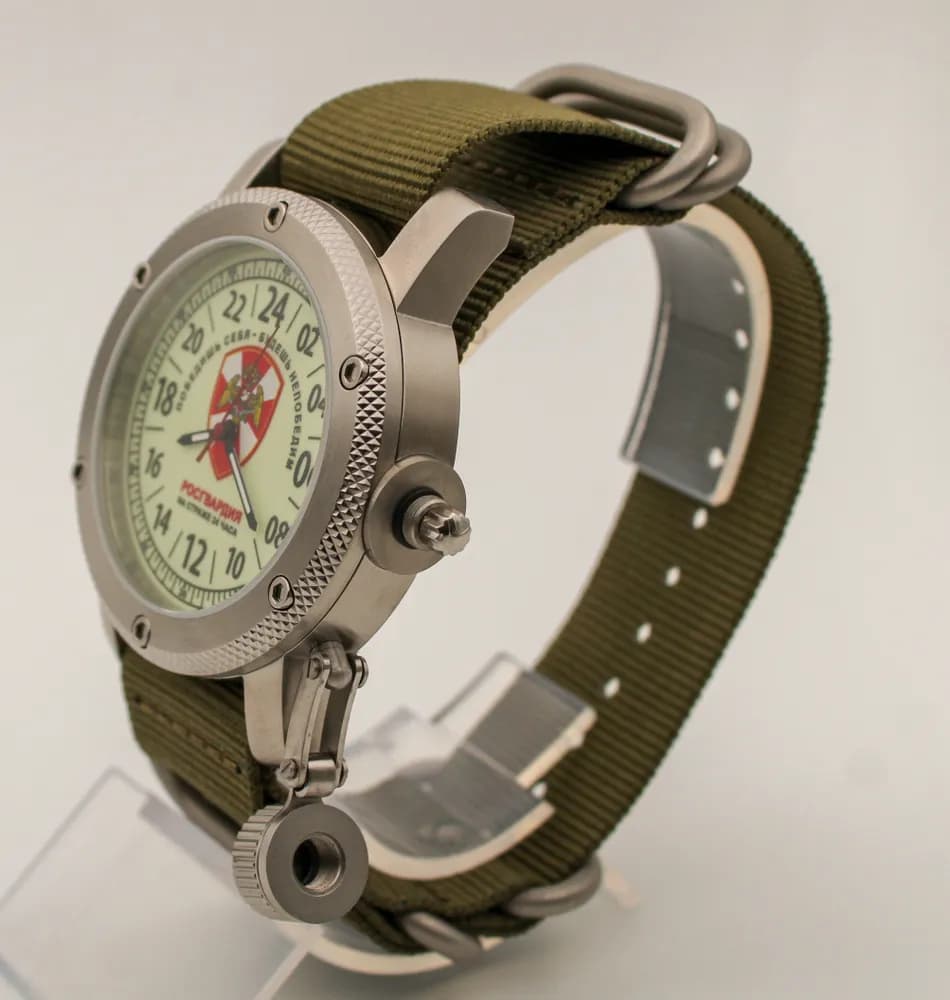 Часы наручные Росгвардия 163.21 механические, механизм Ракета 2623 Н