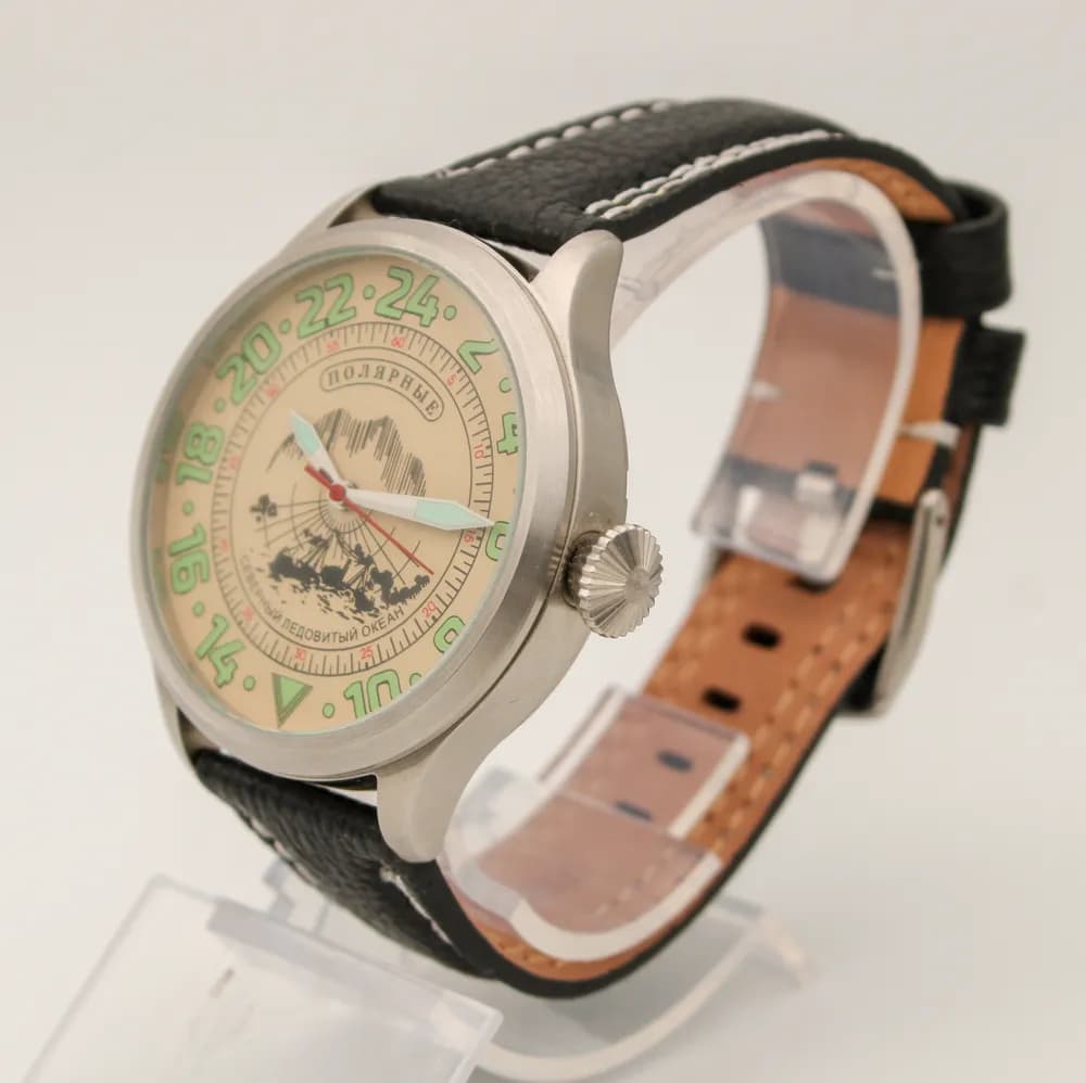 Часы Полярные "Северный Ледовитый океан" 11.227.011 механические, механизм Восток 2423 