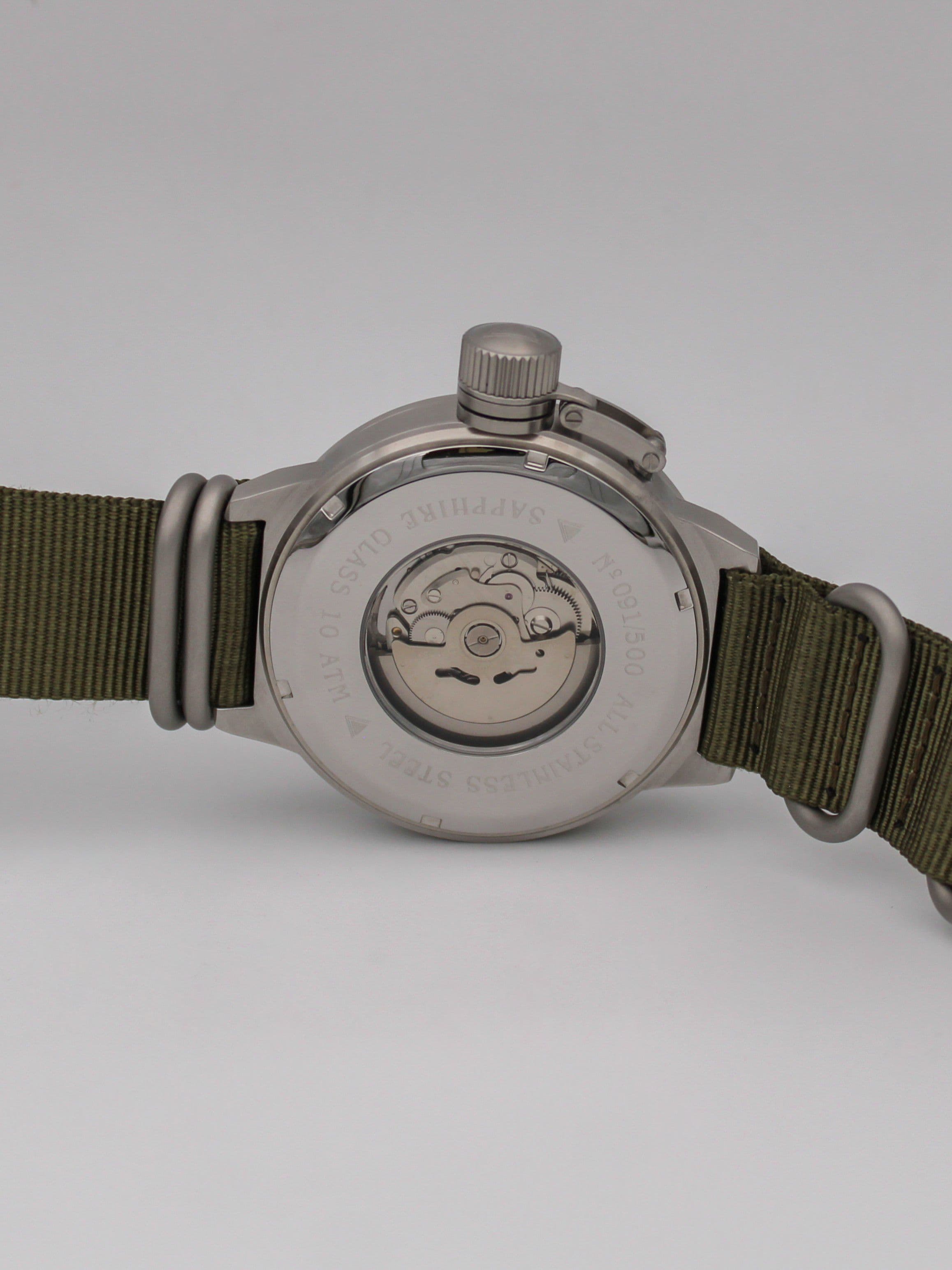 Часы РВСН механические с автоподзаводом (Seiko NH34A) 52.161.21