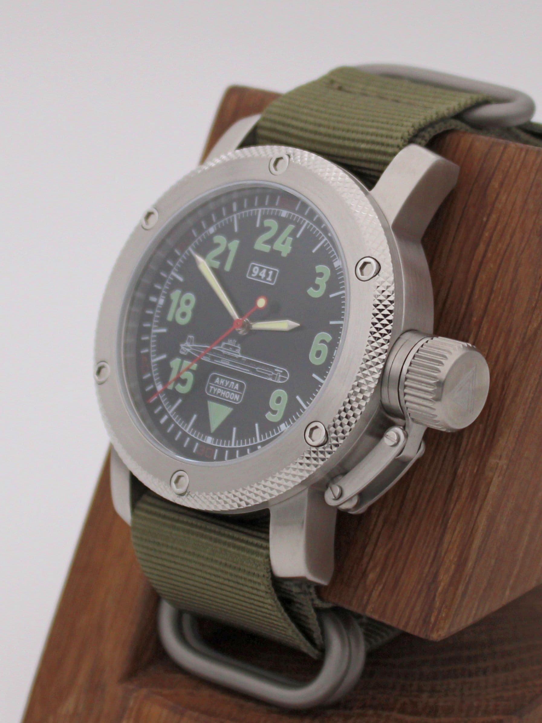 Часы 941 / Акула (Typhoon) механические с автоподзаводом (Восток 2431) 01.054.21