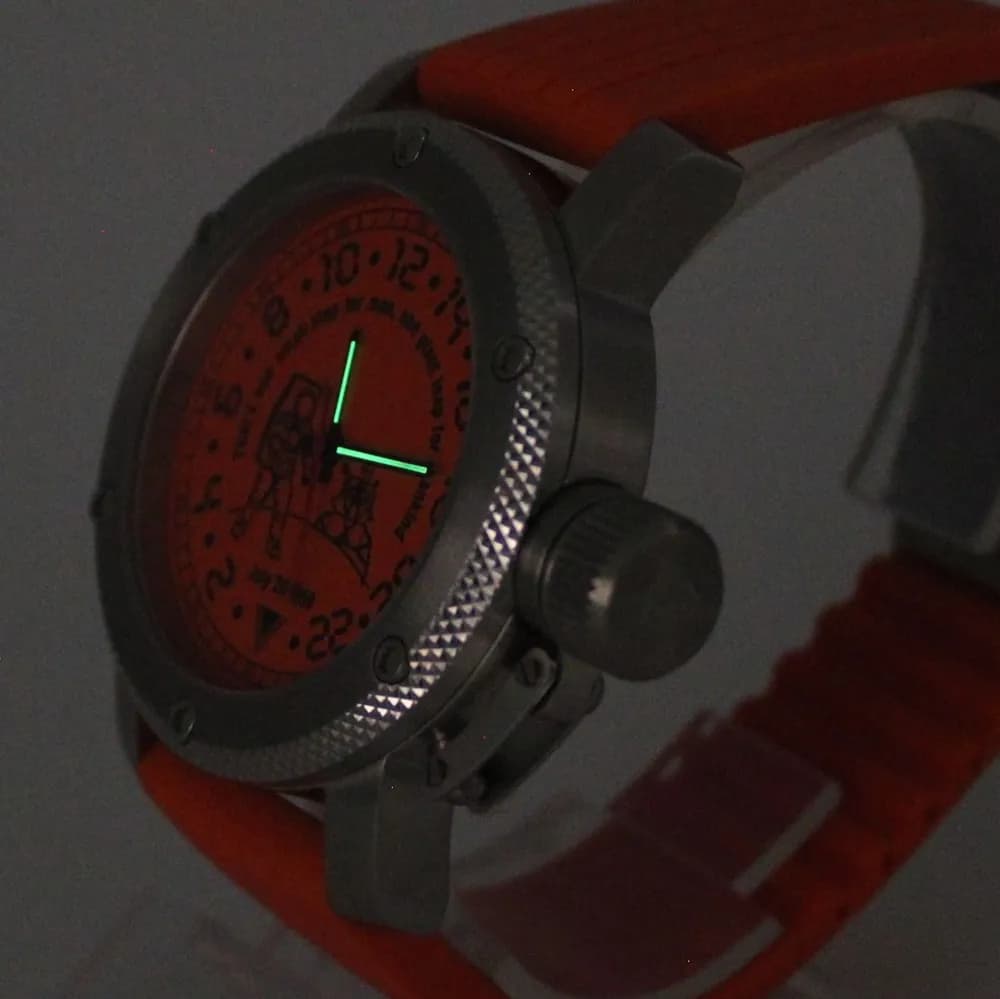 Часы Высадка на Луне механические 127.15 механизм Ракета 2623