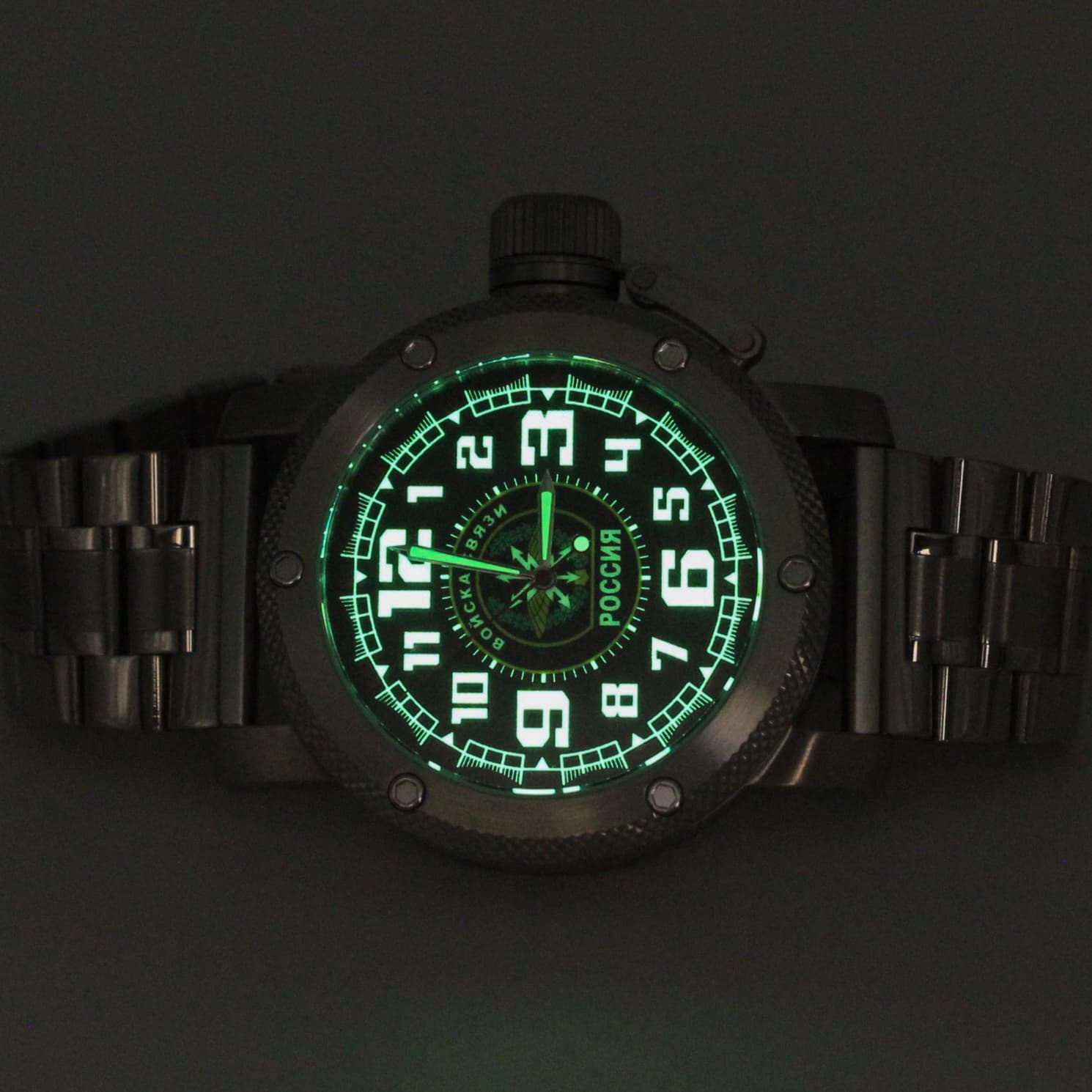 Часы ВОЙСКА СВЯЗИ РОССИИ, механизм Восток 2415.01