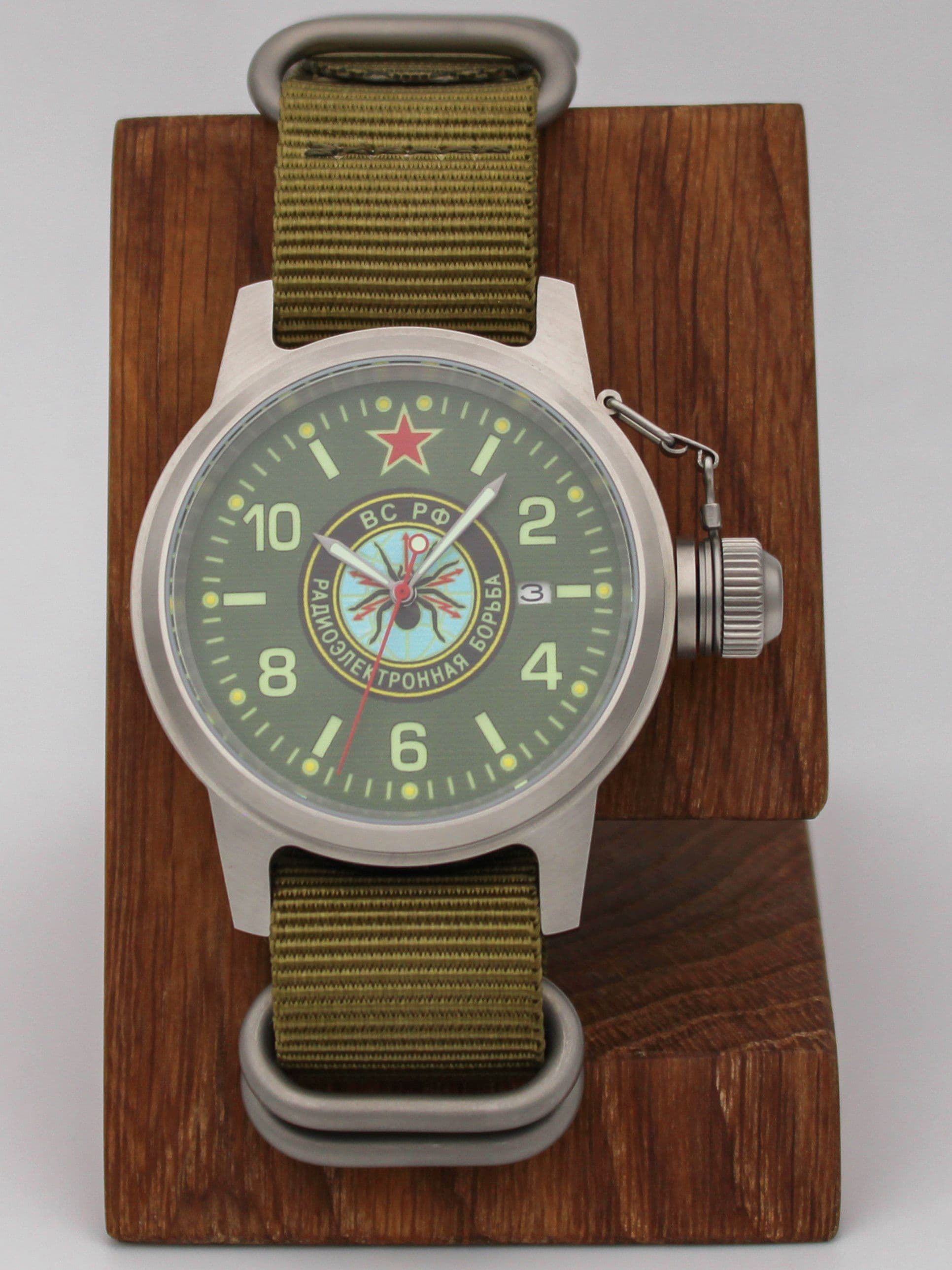 Часы Войска РЭБ механические с автоподзаводом (Seiko NH35A) 45.277.21