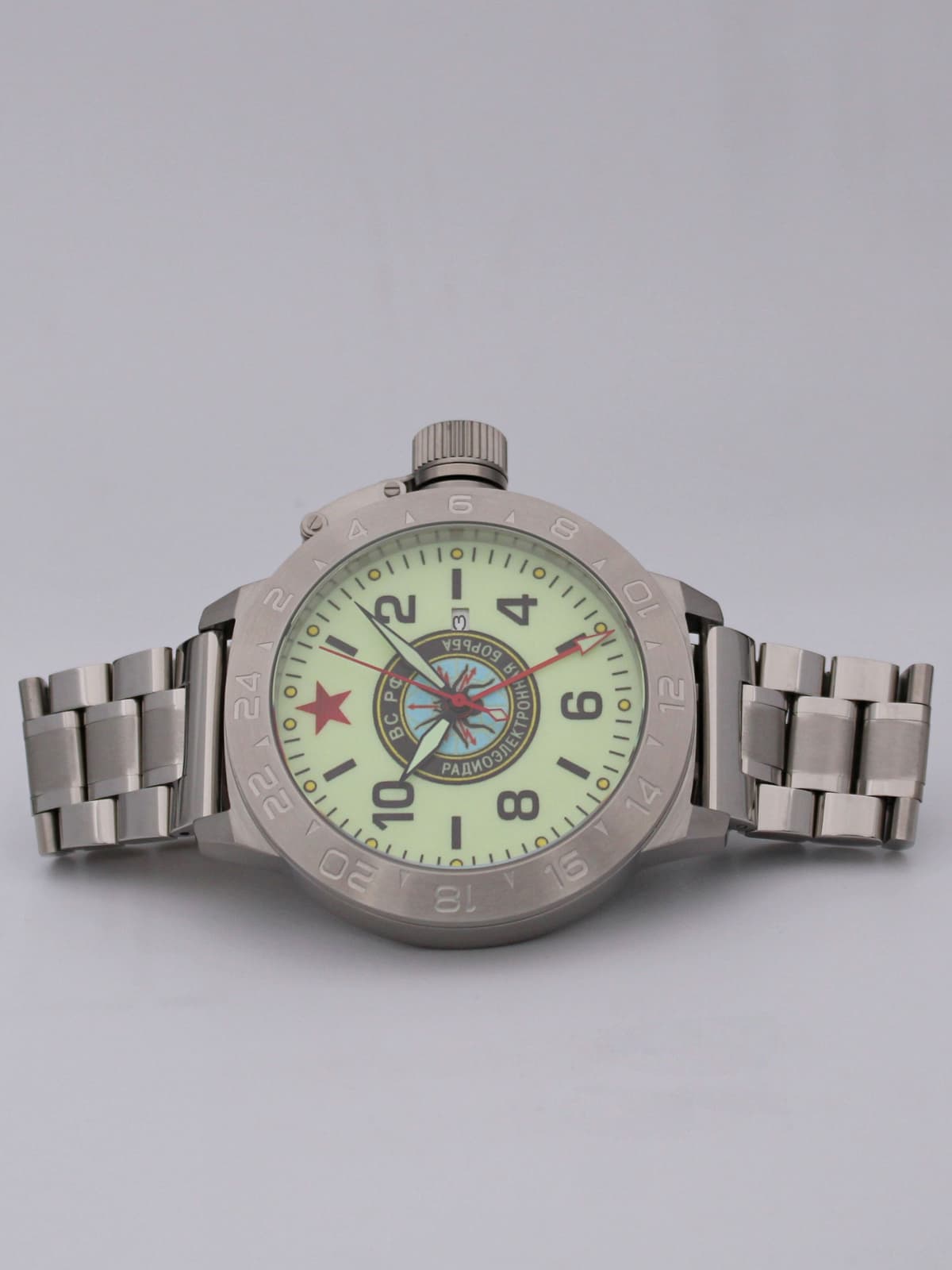 Часы Войска РЭБ механические с автоподзаводом (Seiko NH34A) 52.275.2