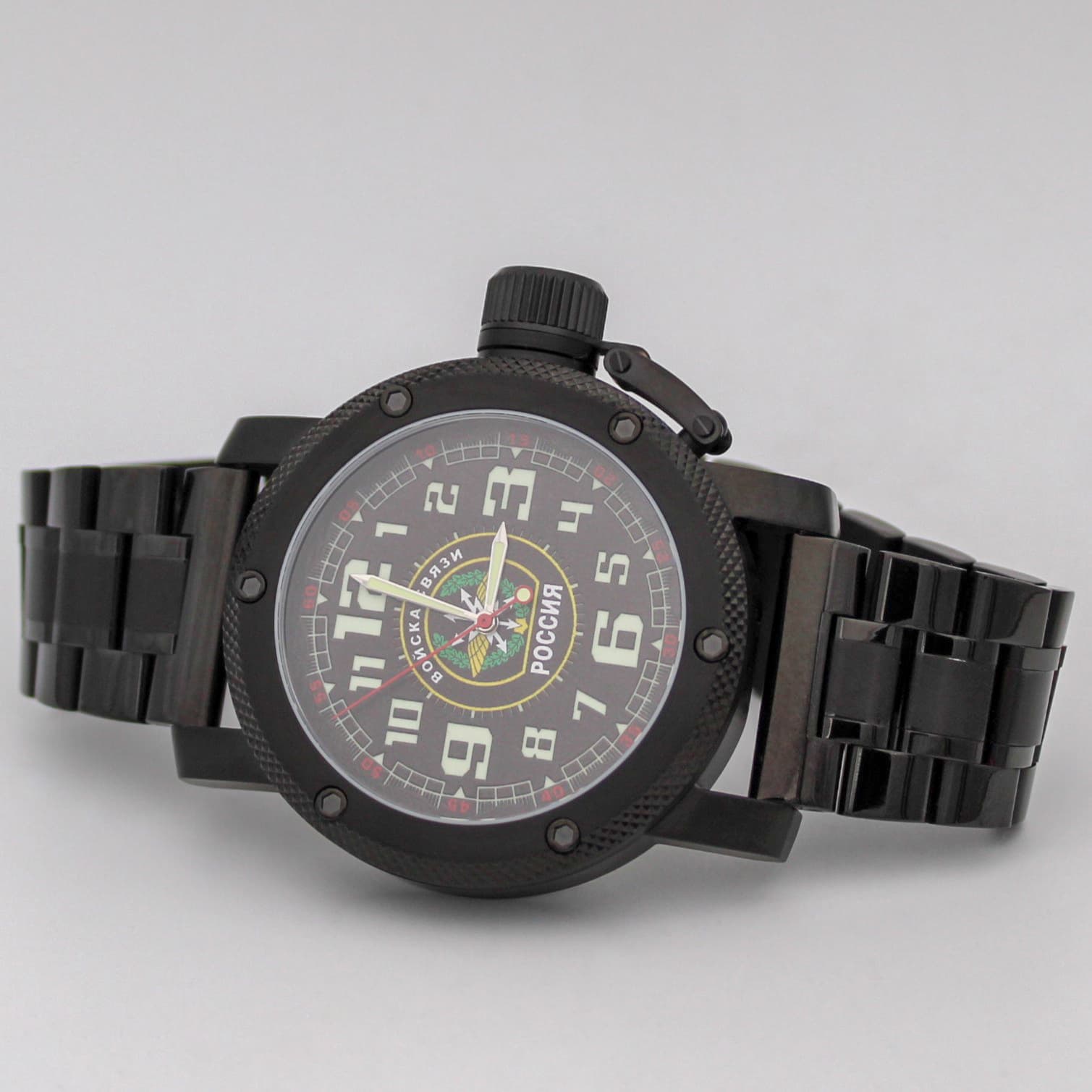 Часы ВОЙСКА СВЯЗИ РОССИИ, механизм Восток 2415.01