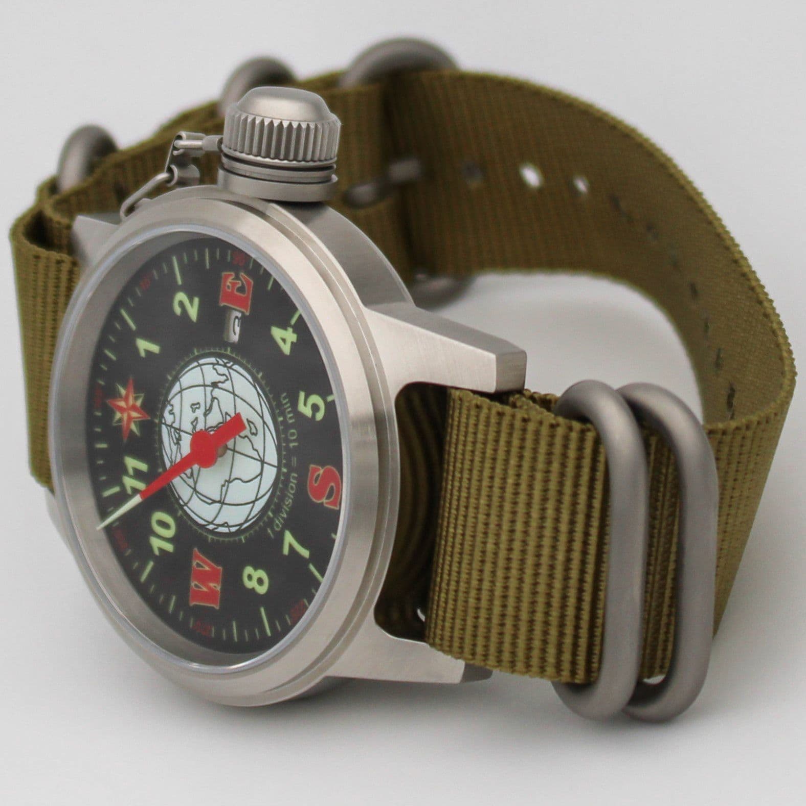 Часы Компас однострелочные механические с автоподзаводом (Seiko NH35A) 45.185.21