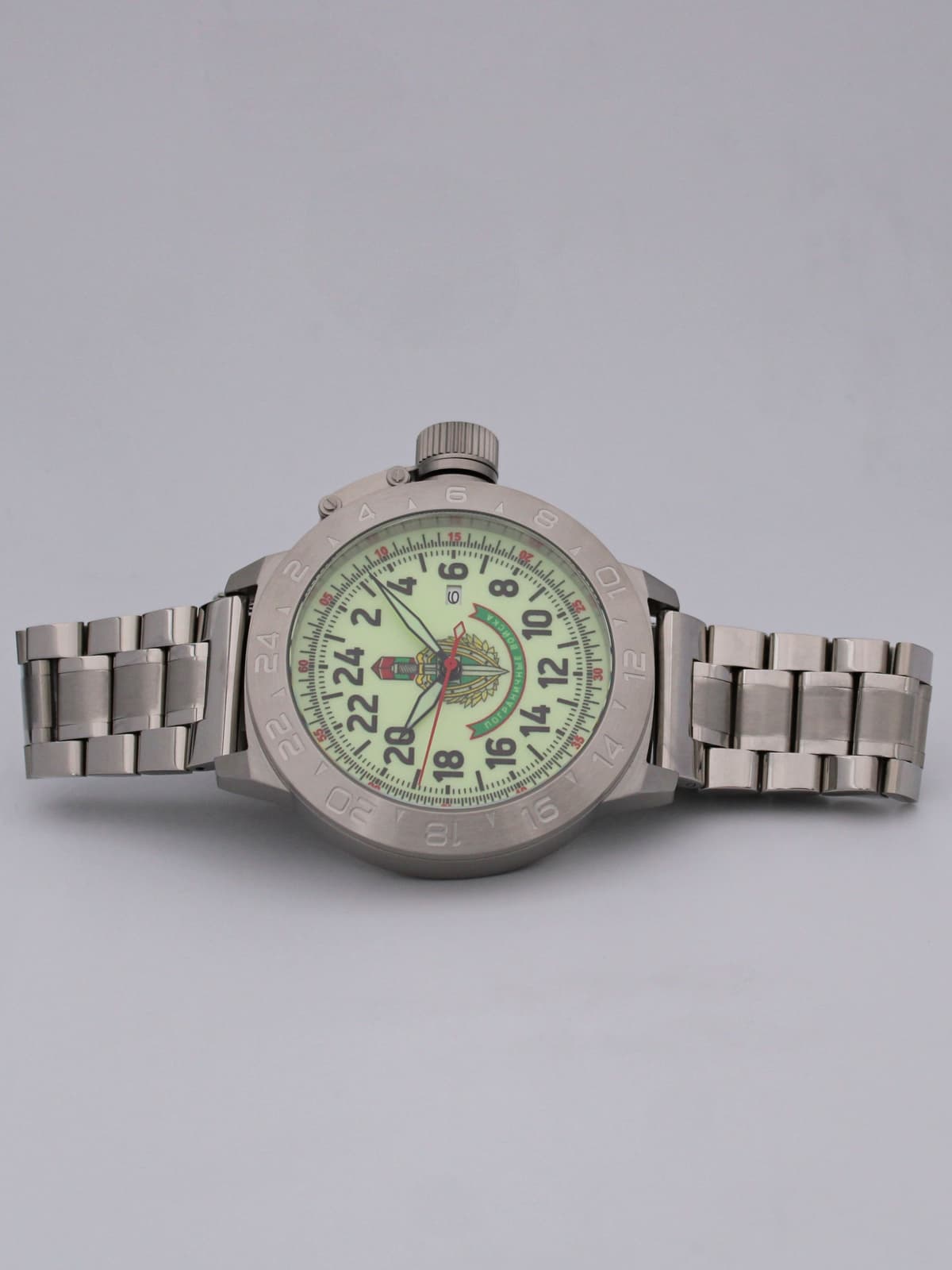 Часы Погранвойска механические с автоподзаводом (Seiko NH34A) 52.173.2