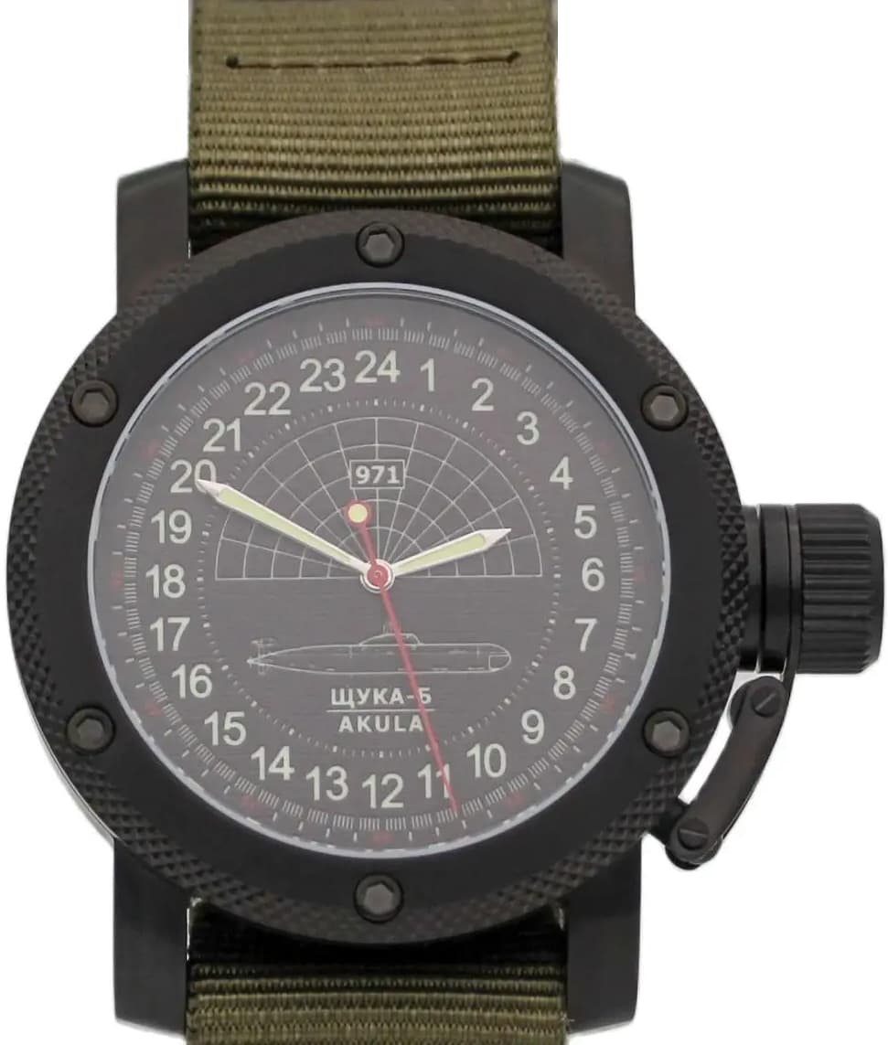 Часы 971 Щука-Б (Акула), механизм Восток 2415.01