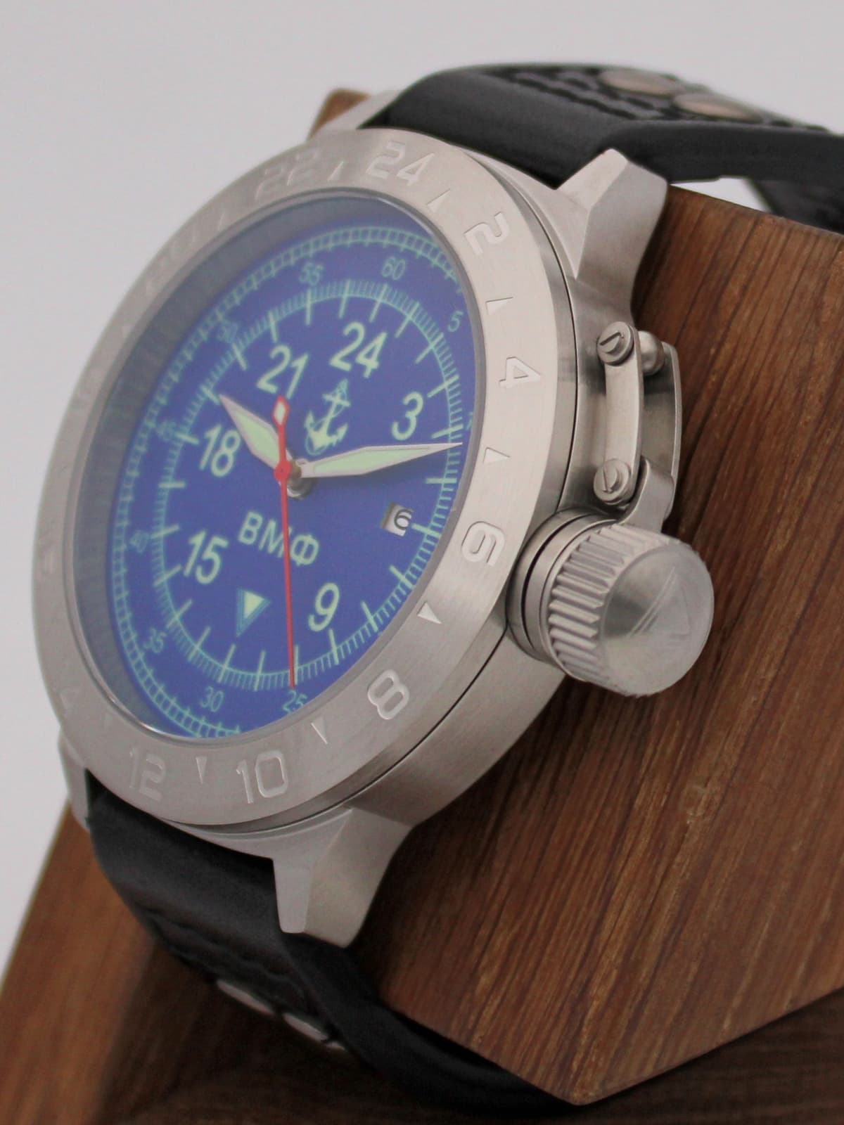 Часы ВМФ механические с автоподзаводом (Seiko NH34A) 52.070.01