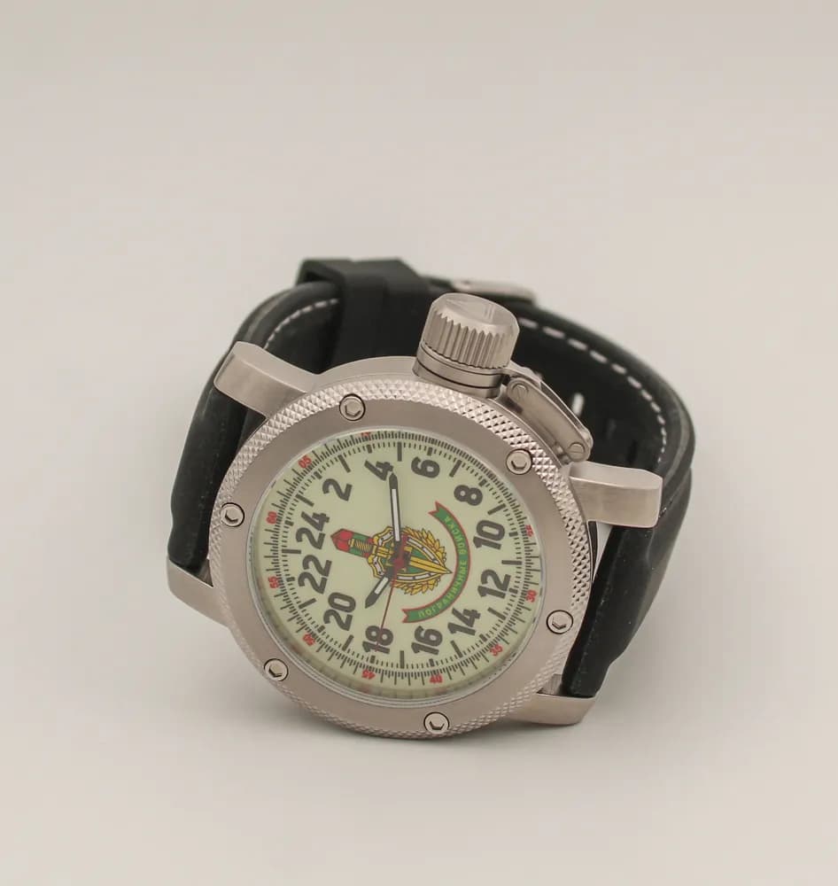 Часы наручные Погранвойска 173.11, механические, механизм Ракета 2623