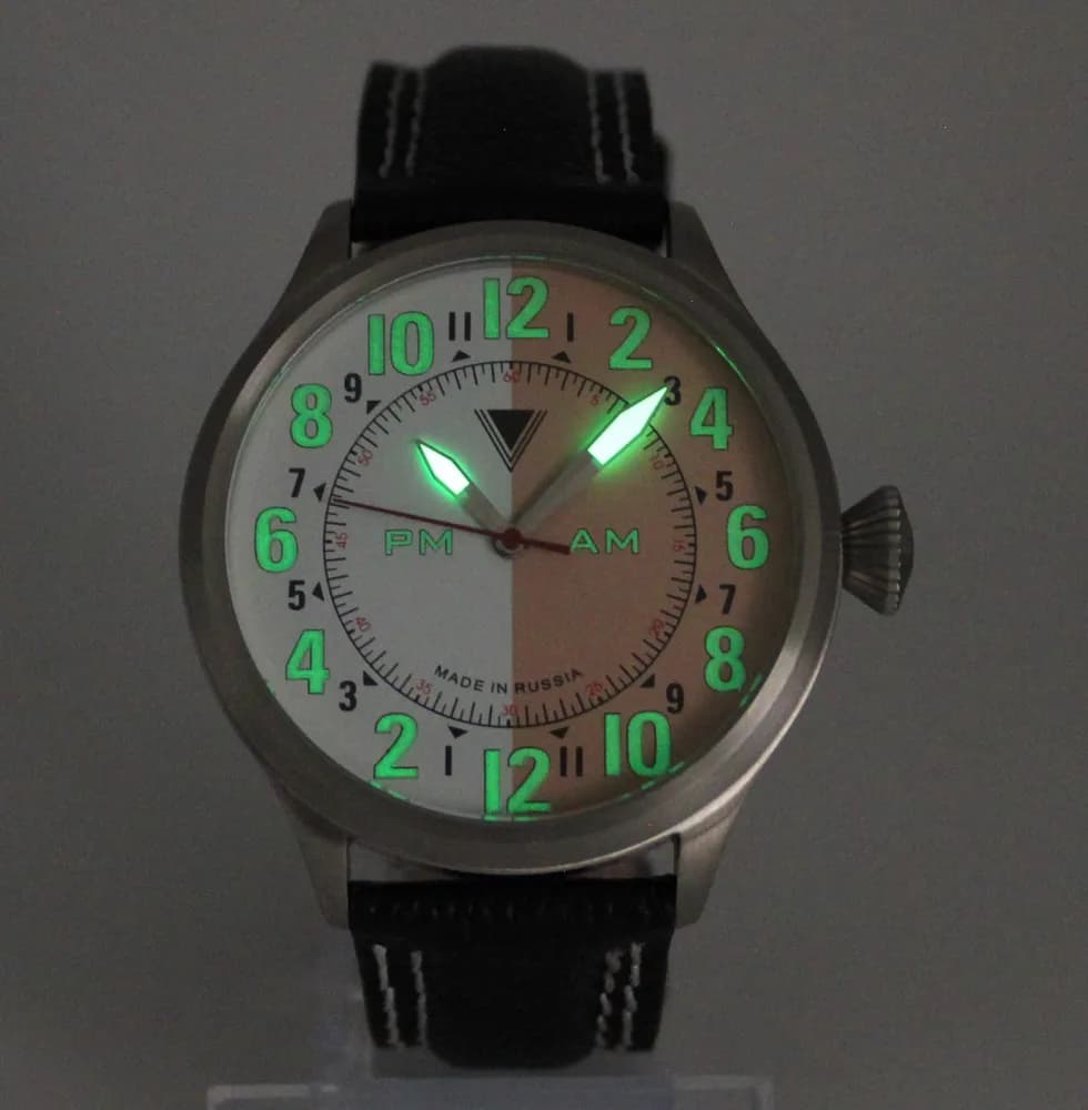 Часы PM / AM механические 11.231.011 механизм Восток 2423