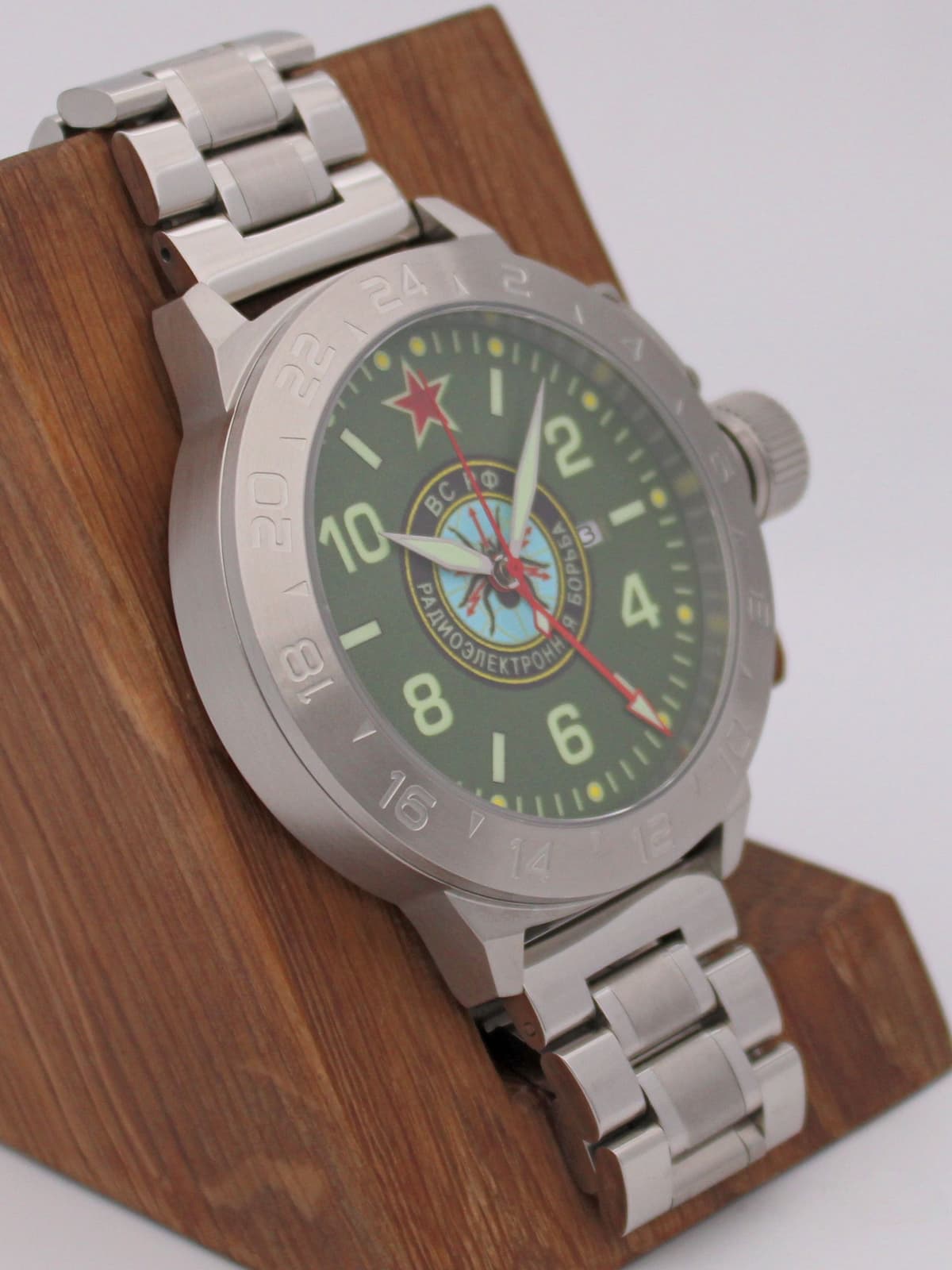 Часы Войска РЭБ механические с автоподзаводом (Seiko NH34A) 52.277.2