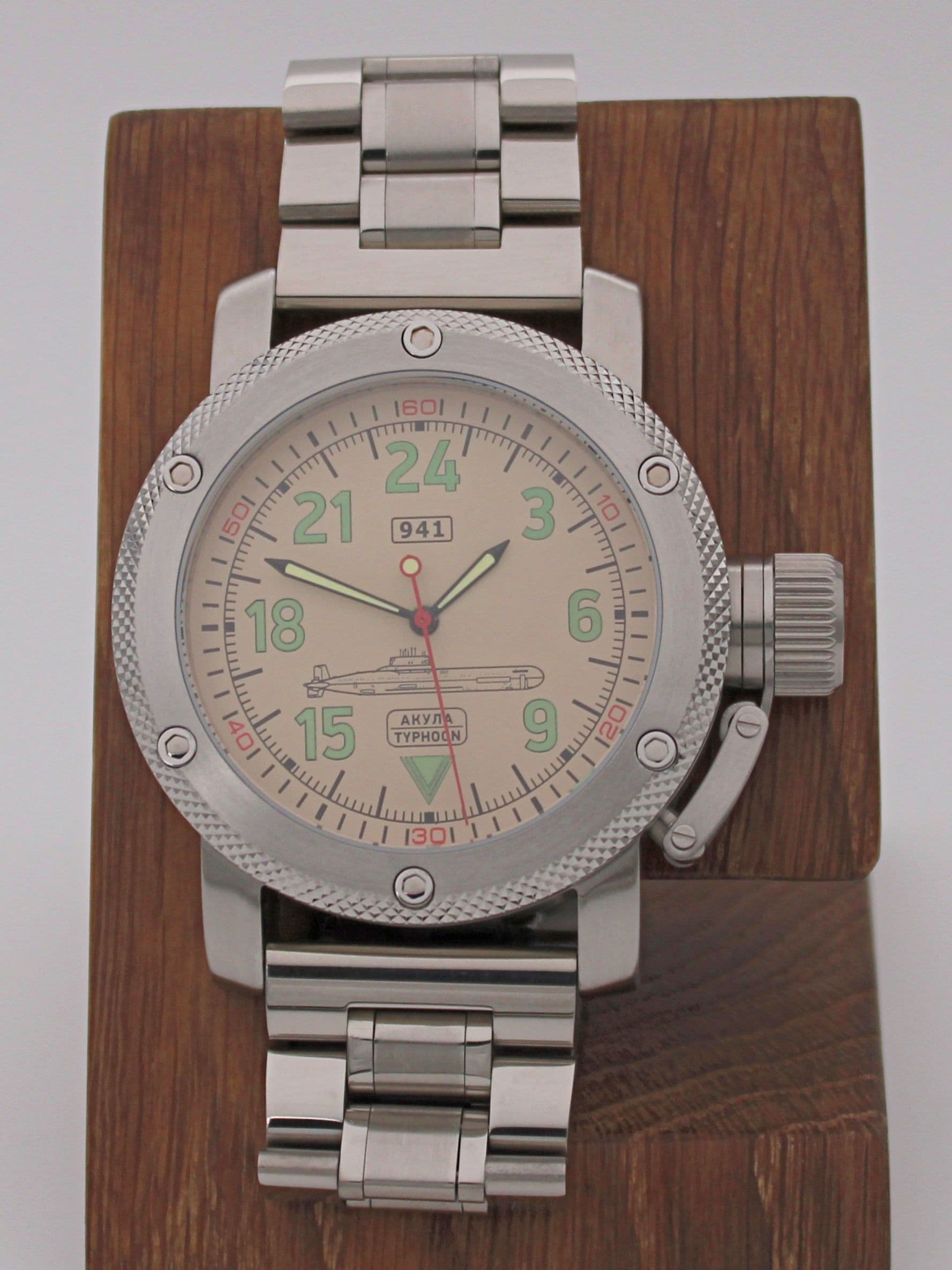 Часы 941 / Акула (Typhoon) механические с автоподзаводом (Восток 2431) 01.052.2