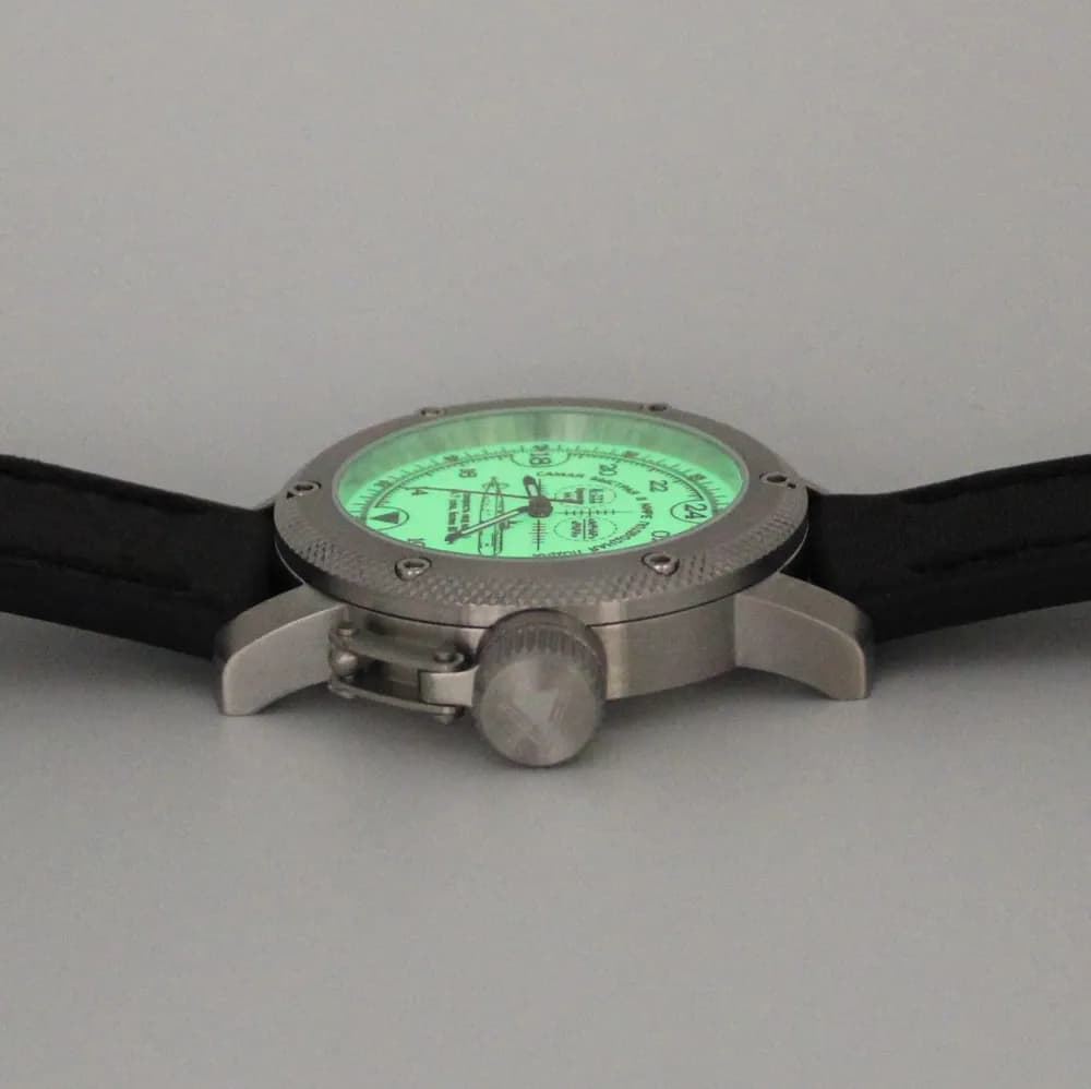 Часы К-222 / Анчар (Papa) механические с автоподзаводом (сапфировое стекло) 1035.01 механизм Восток 2431