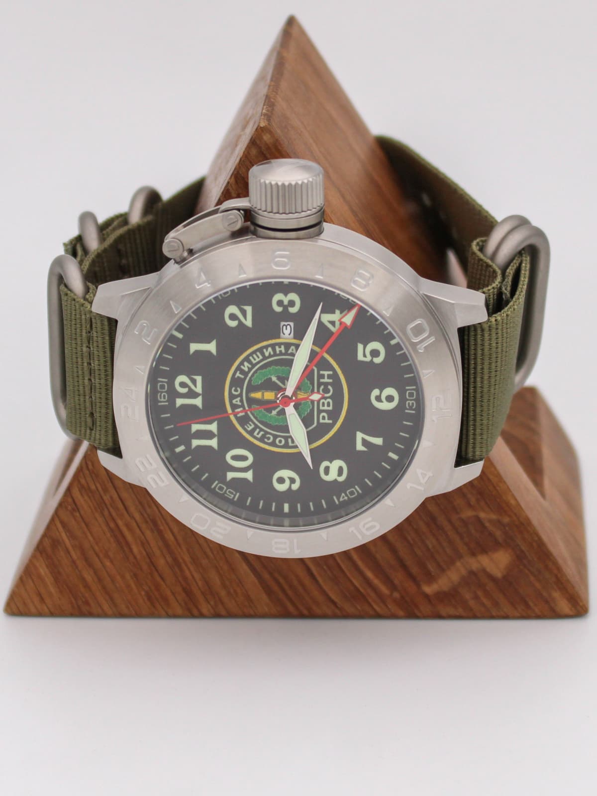 Часы РВСН механические с автоподзаводом (Seiko NH34A) 52.308.21