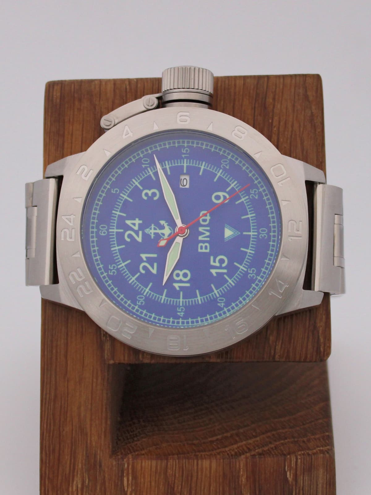 Часы ВМФ механические с автоподзаводом (Seiko NH34A) 52.070.2