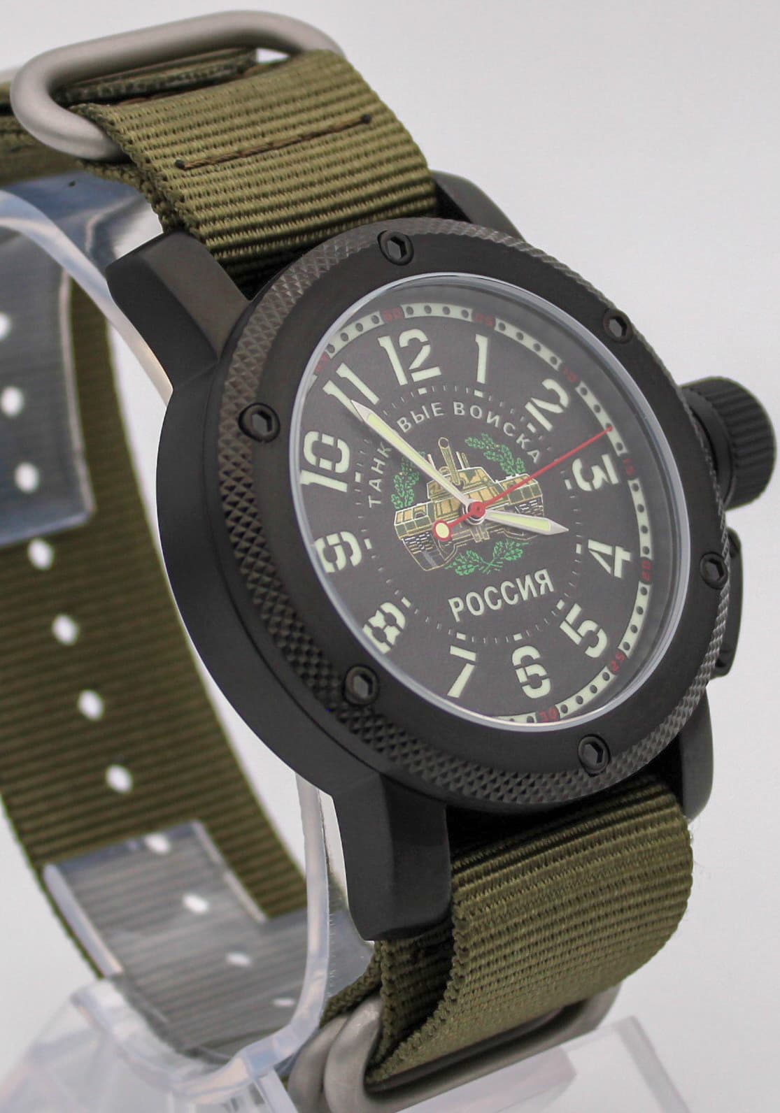 Часы Танковые войска РОССИЯ, механизм Восток 2415.01