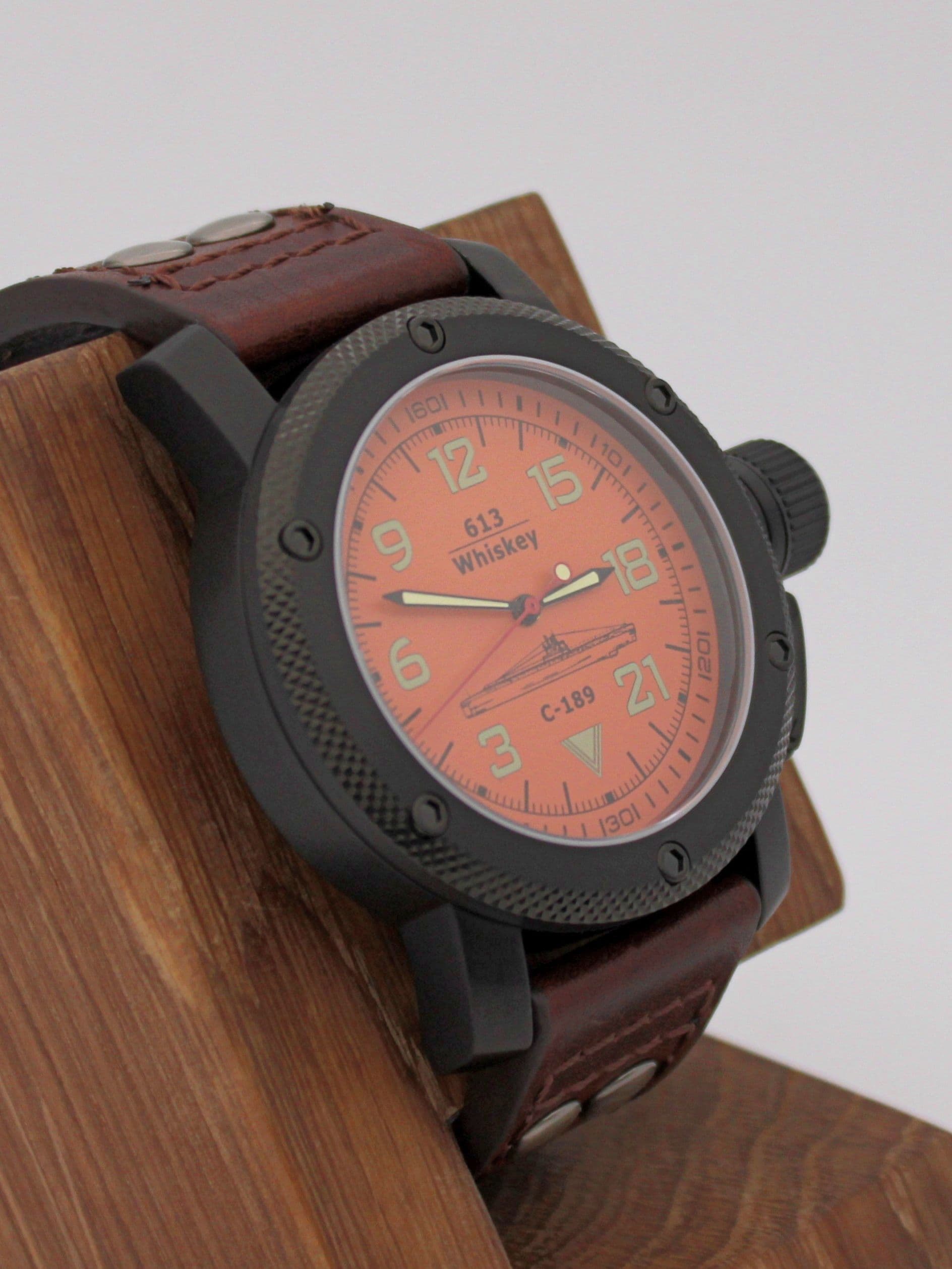 Часы С-189 (Whiskey) механические с автоподзаводом (Восток 2431) 101.103.02