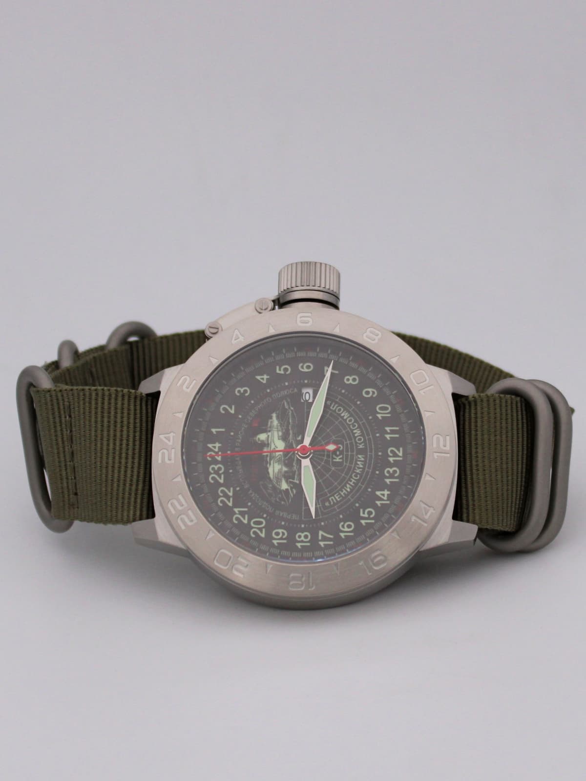 Часы К-3 "Ленинский комсомол" механические с автоподзаводом (Seiko NH34A) 52.152.21