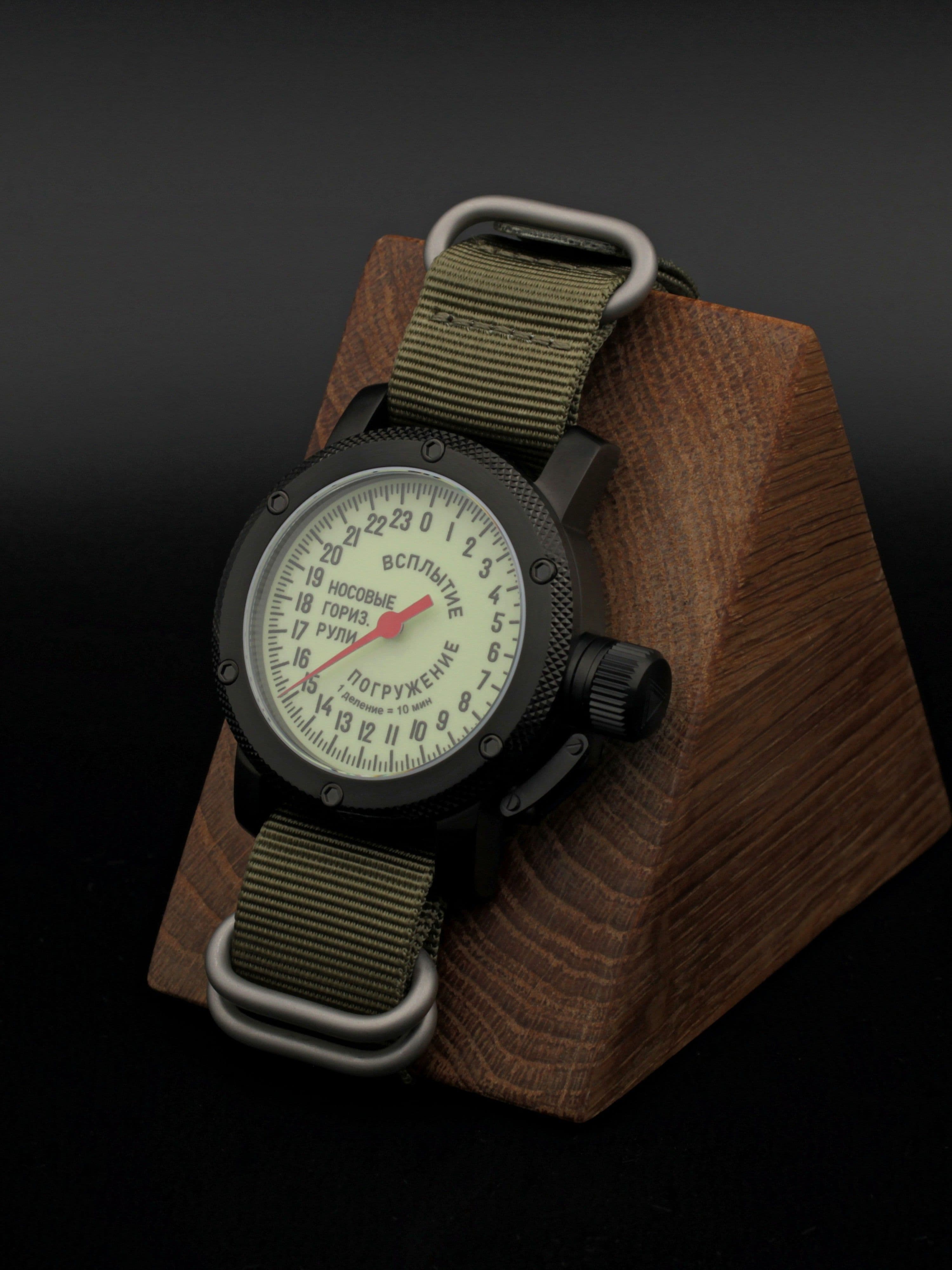 Часы Погружение / Всплытие однострелочные механические с автоподзаводом (Восток 2431) 101.181.21