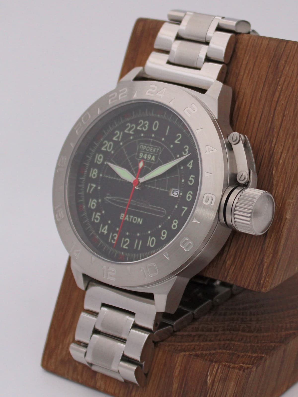 Часы 949А / Baton кварцевые (Ronda 515.24H) Q52.047.2