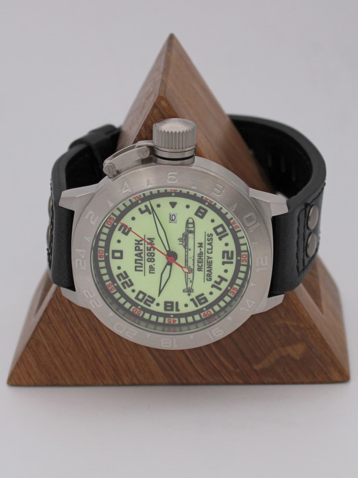 Часы ПЛАРК 885М Ясень-М (Graney class) механические с автоподзаводом (Seiko NH34A) 52.193.01